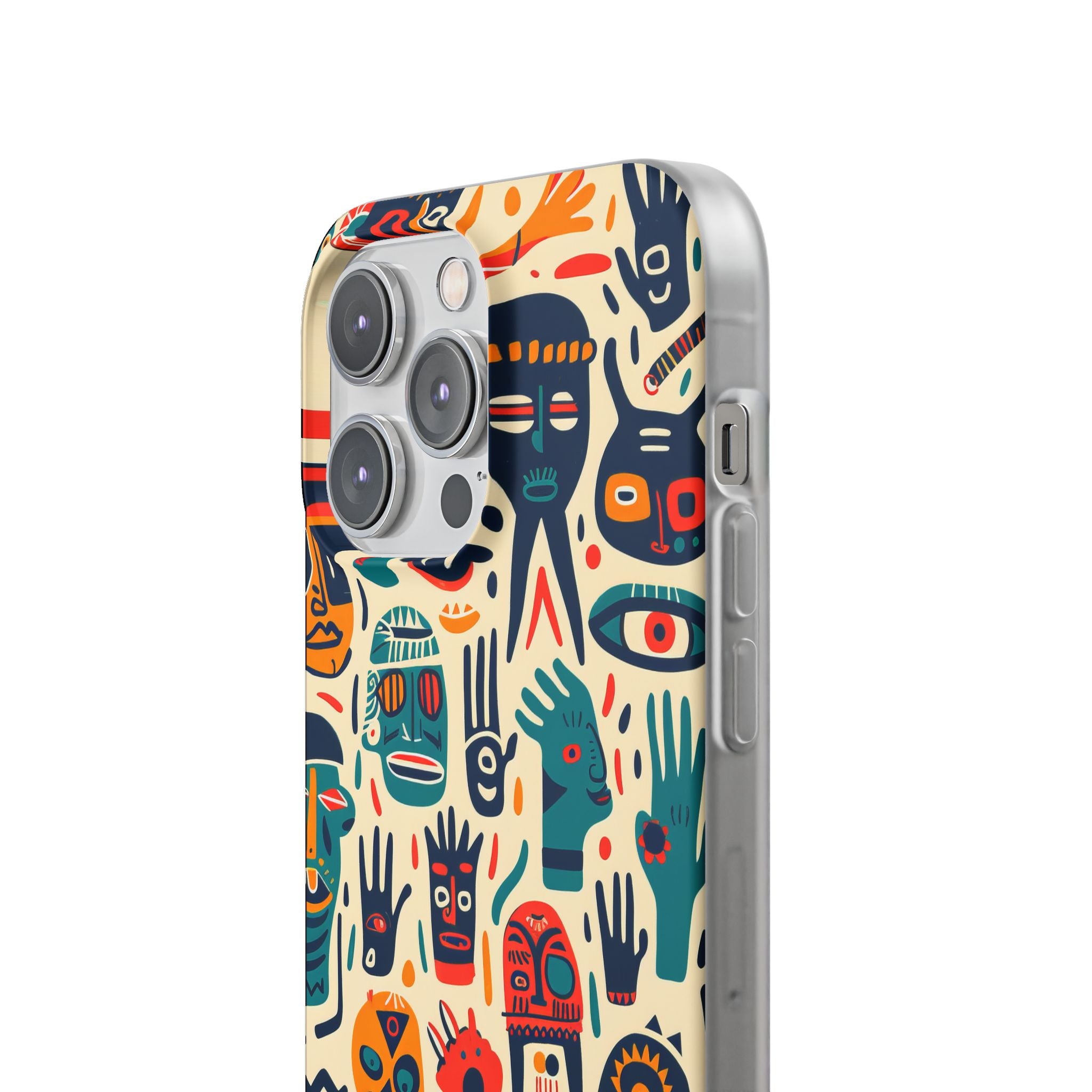 Vivid Faces iPhone 14 Pro Max Case - Soft