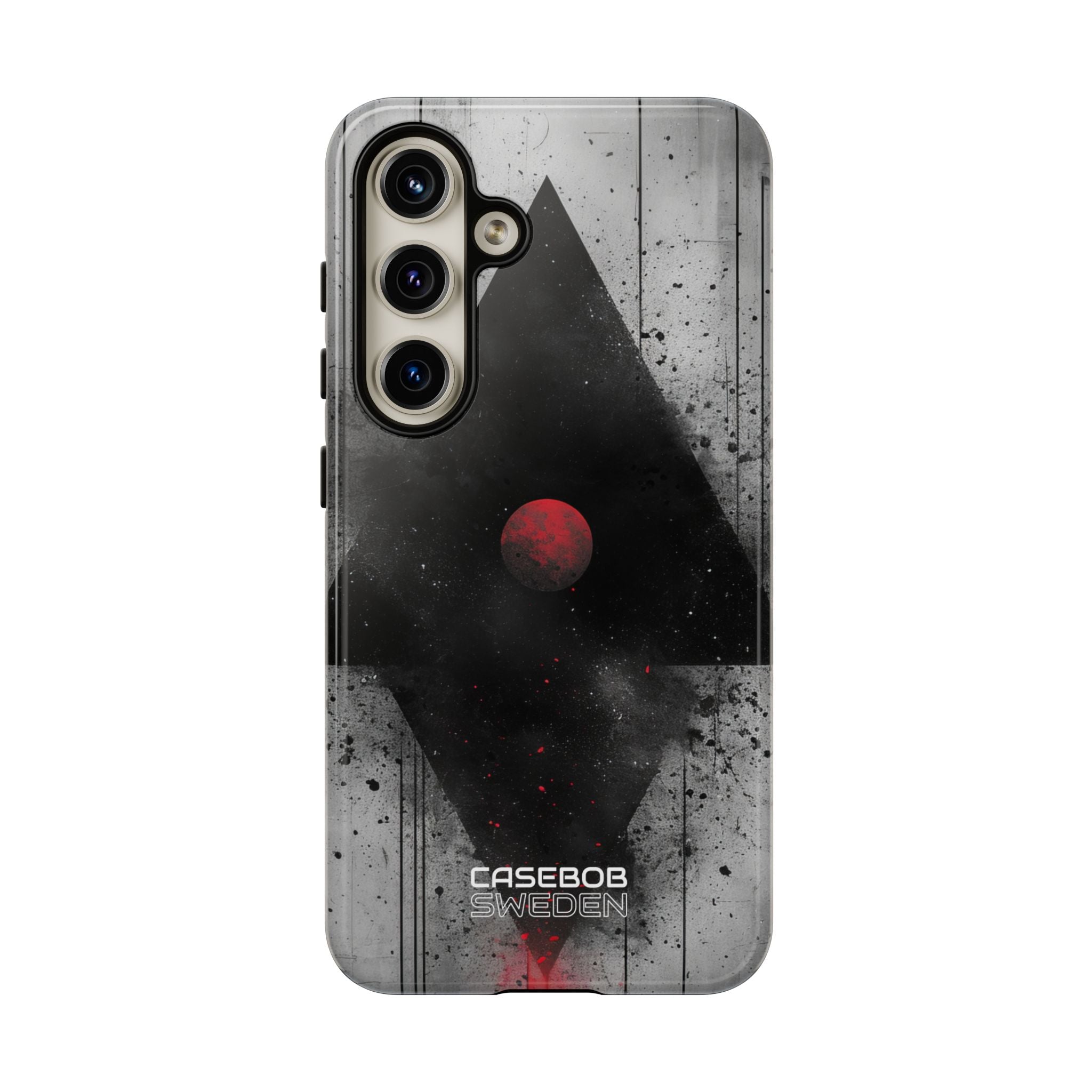Crimson Core Geometry Samsung S24 - Tough