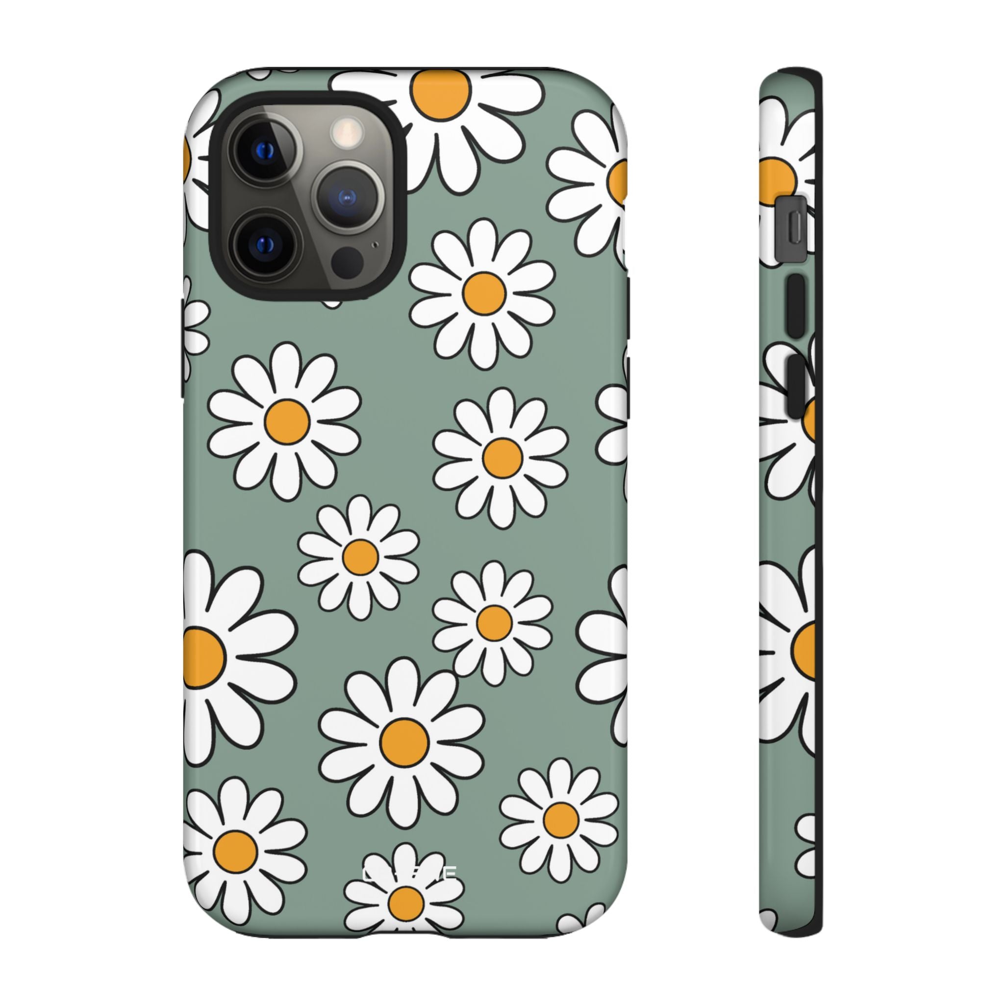 Daisies Dance Playfully - iPhone Case