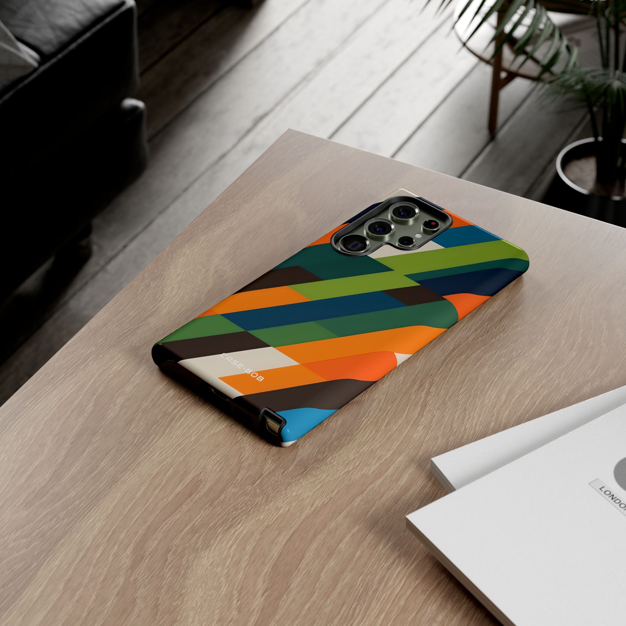 Diagonal Blaze Samsung S23 Ultra Case - Tough