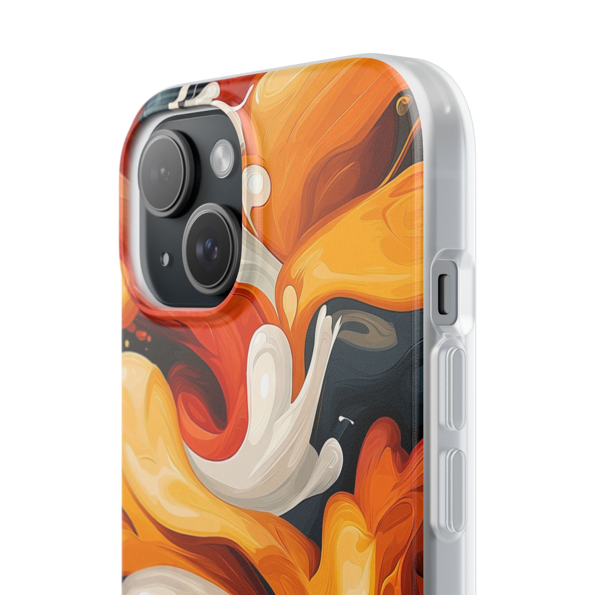 Crimson Ribbon iPhone 15 Case - Soft