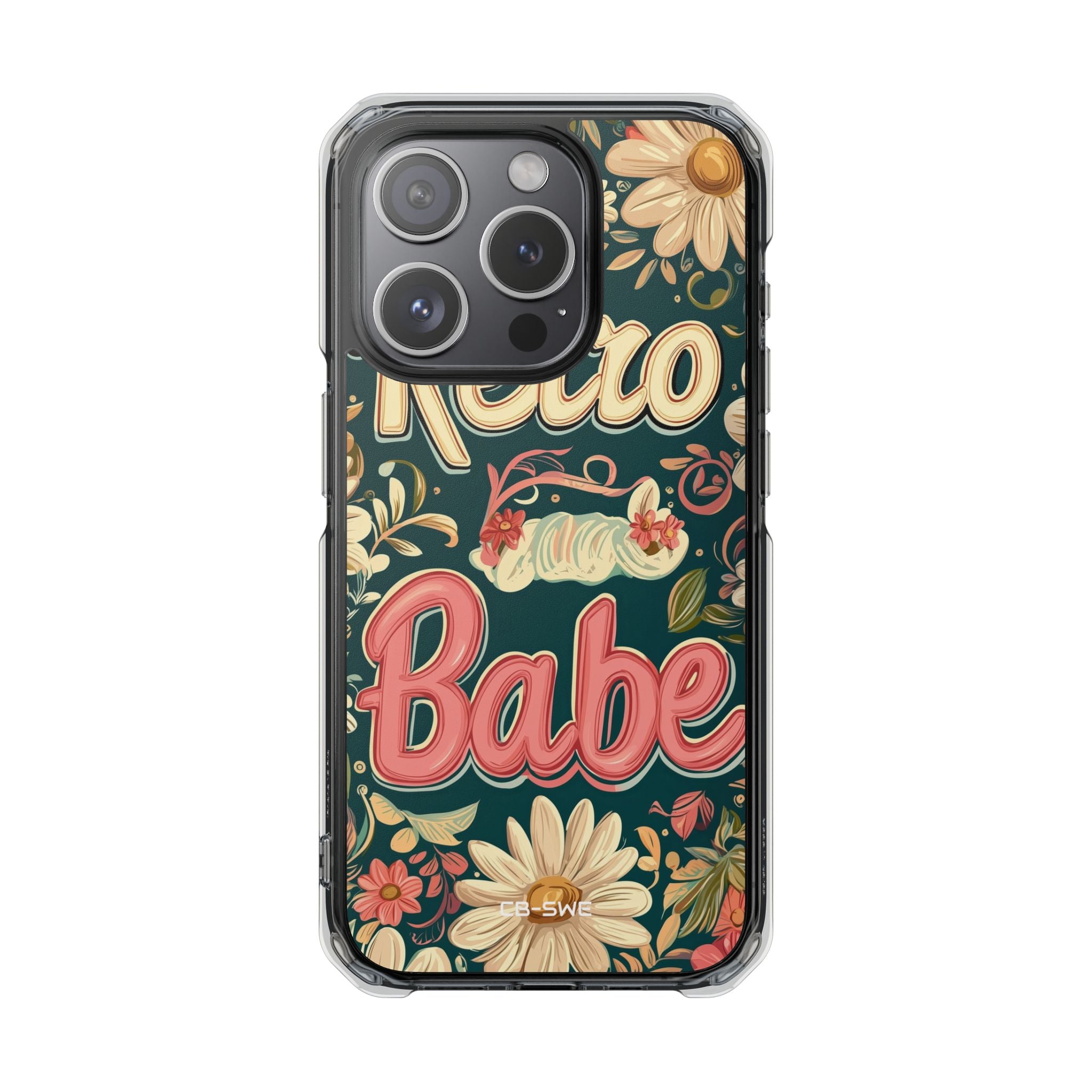Floral Curves Embrace iPhone Case - Impact