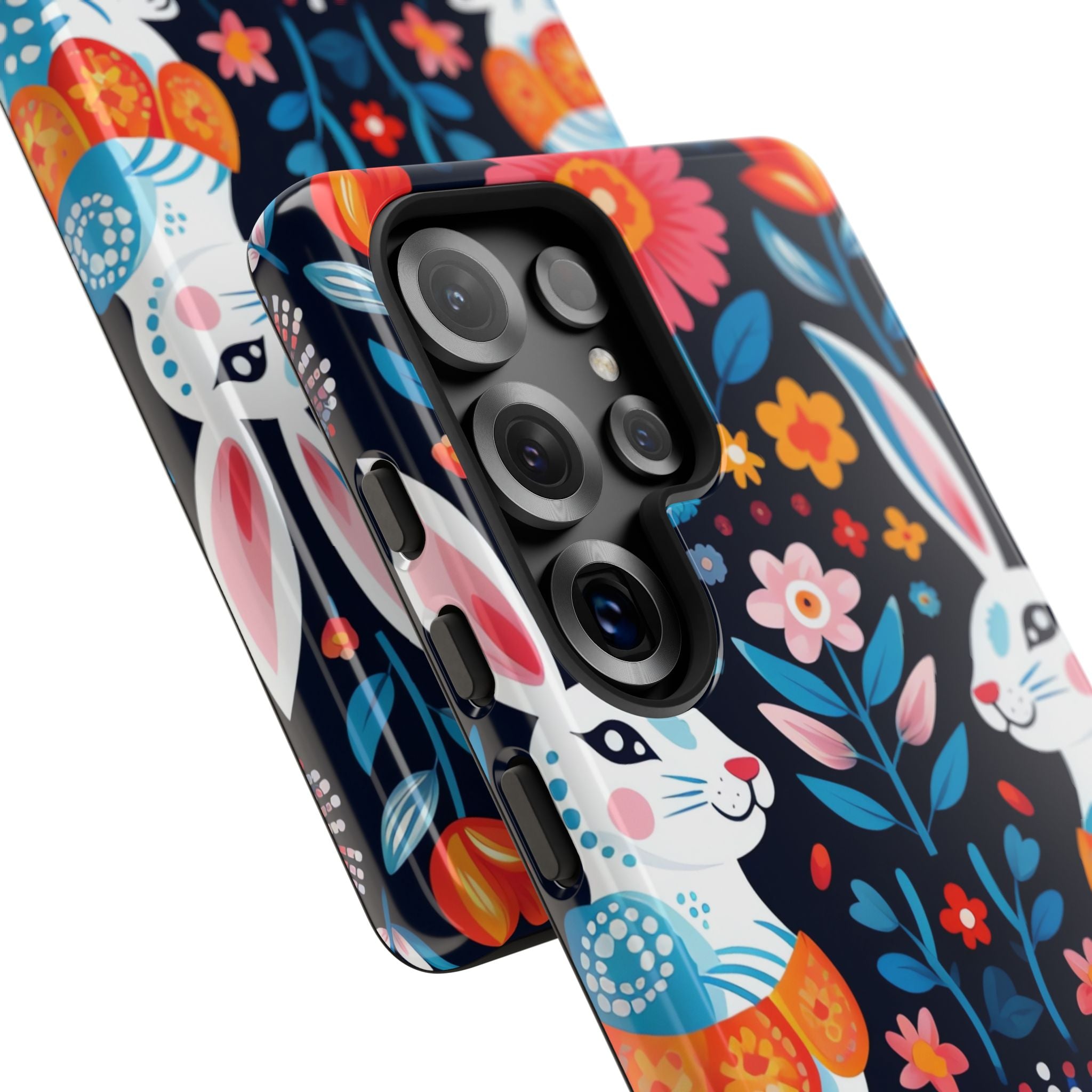 Bunnies Hop Flowers - Samsung Case