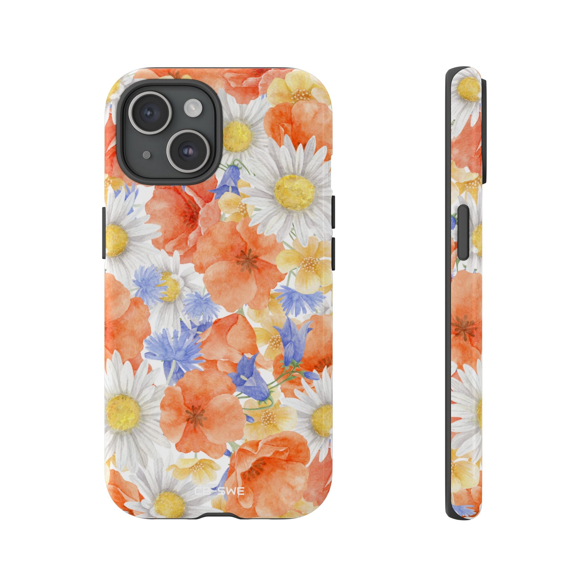 Watercolor Floral Harmony - iPhone Case