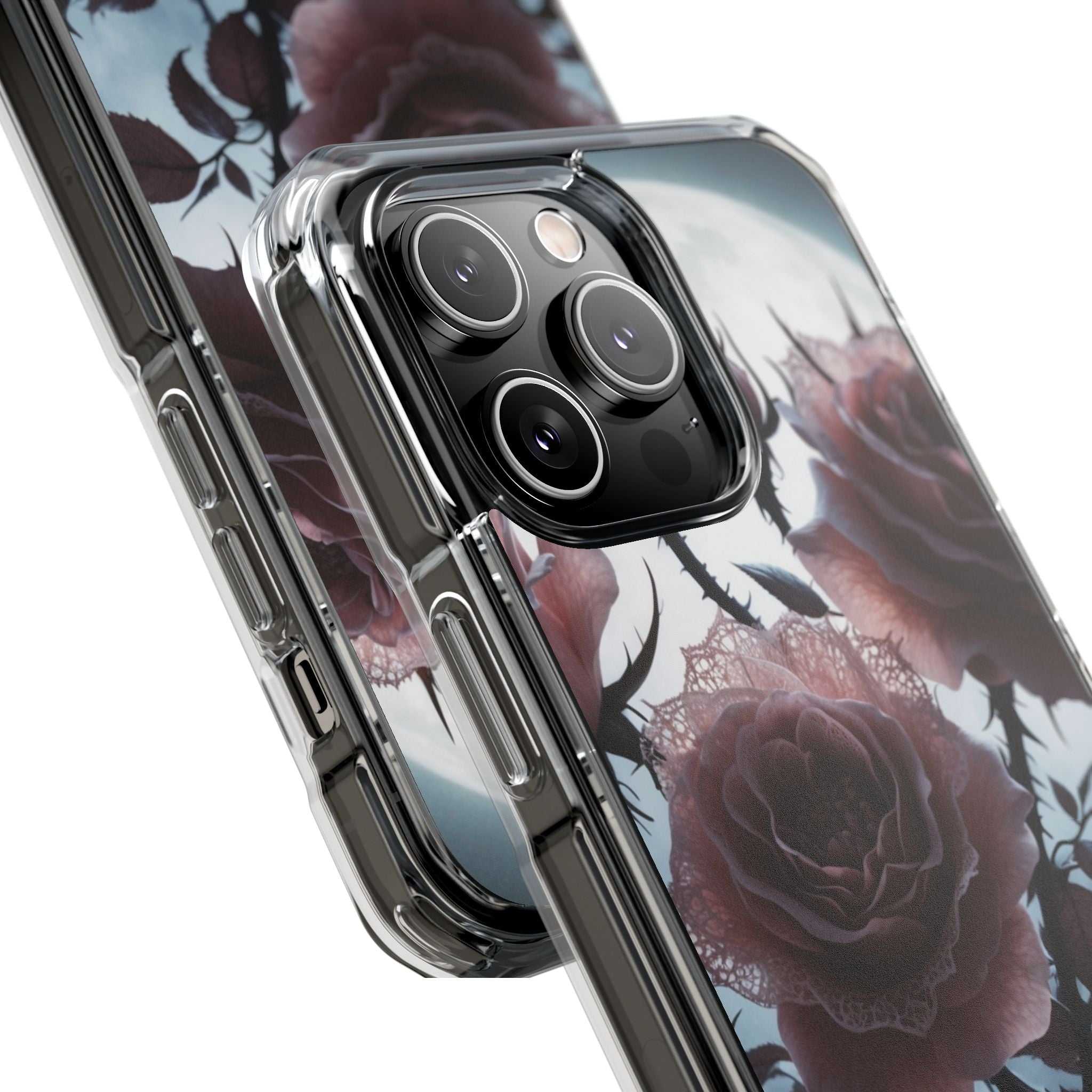 Luminous Rose Thorns iPhone 14 Pro Max Case - Impact
