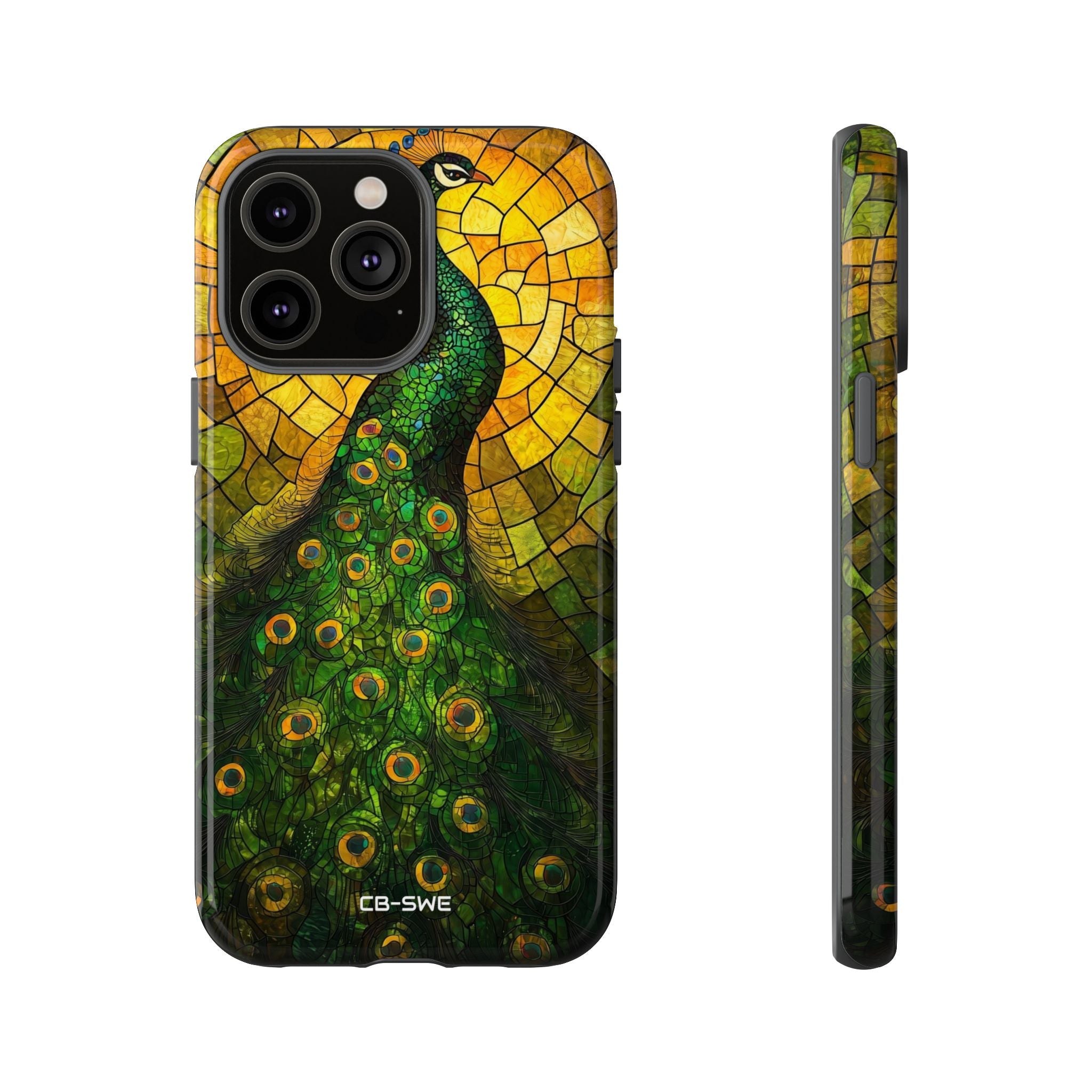 Peacock Spreads Light - iPhone Case