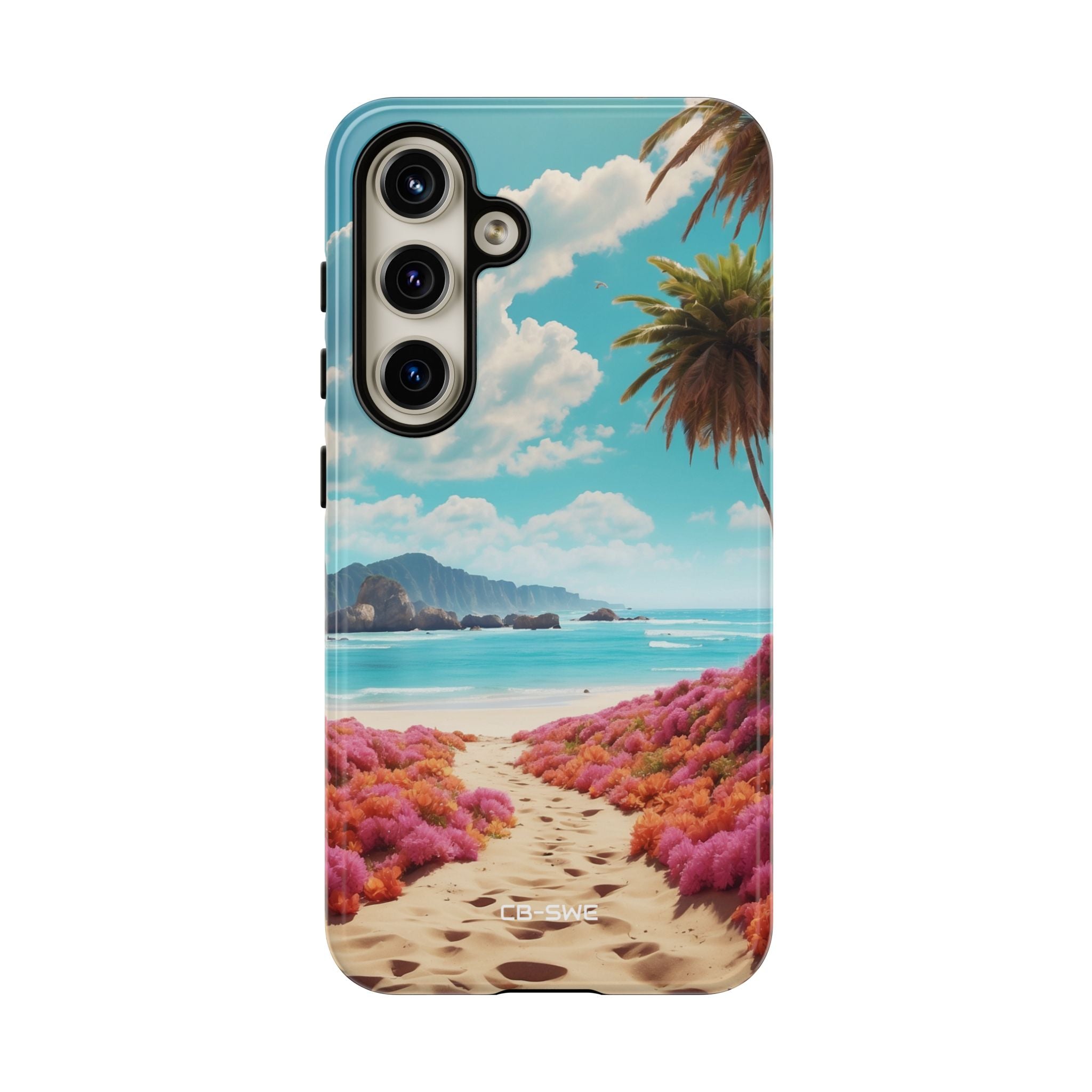 Tropical Flowers Frame - Samsung Case