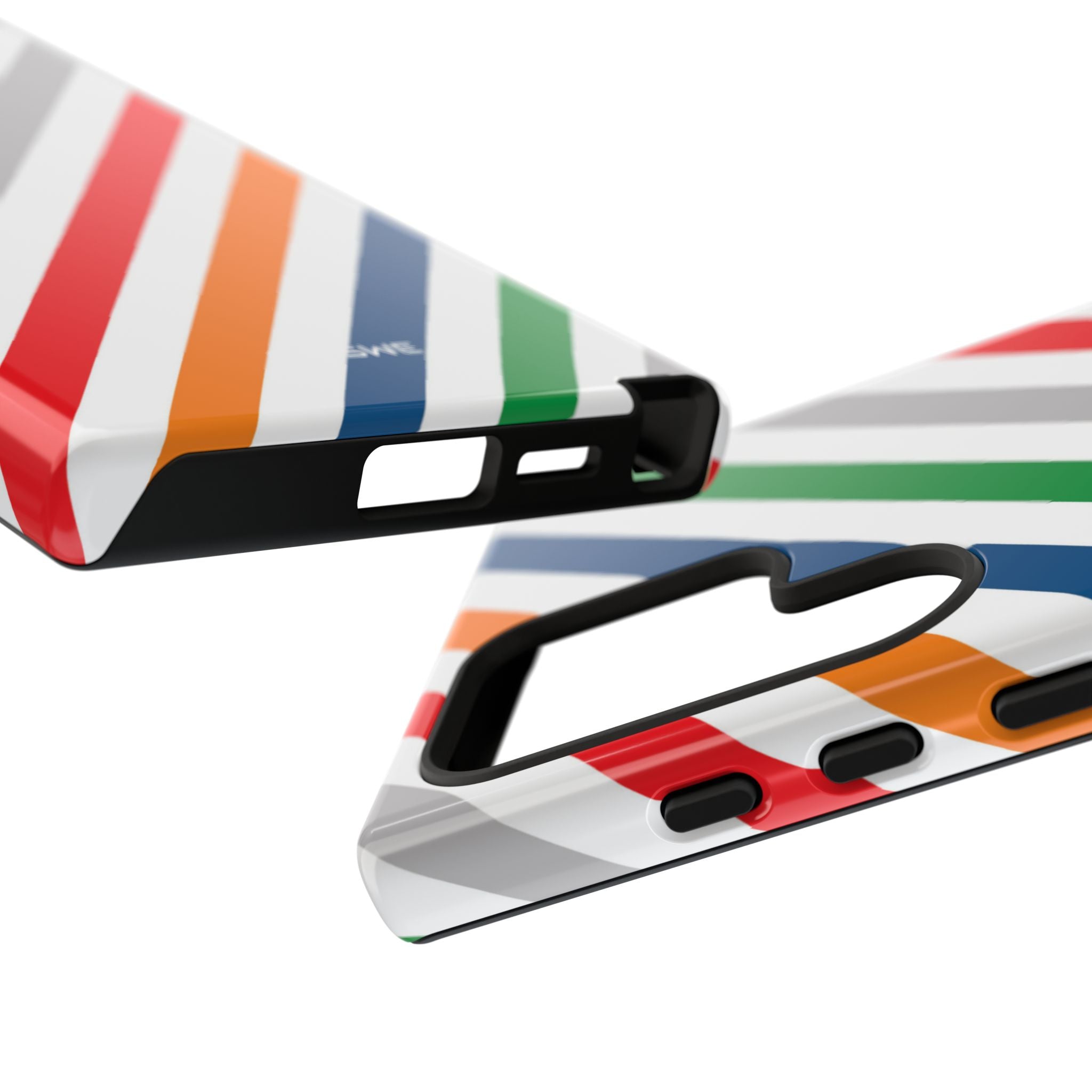Vibrant Geometric Stripes - Samsung Case
