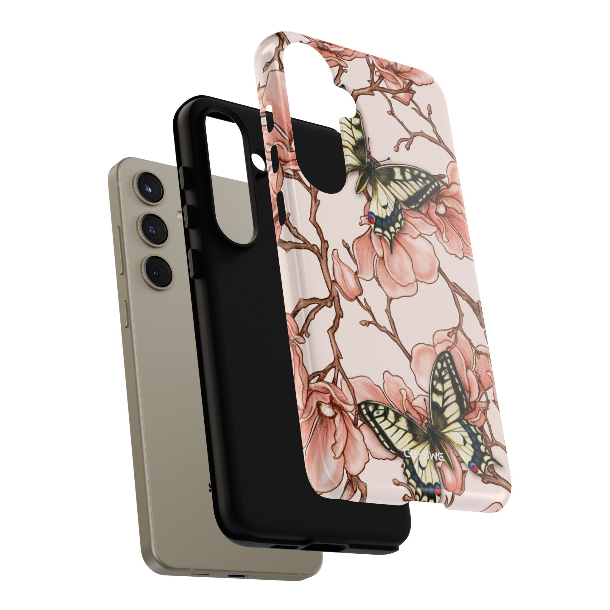 Butterflies and Magnolias Harmony - Samsung Case