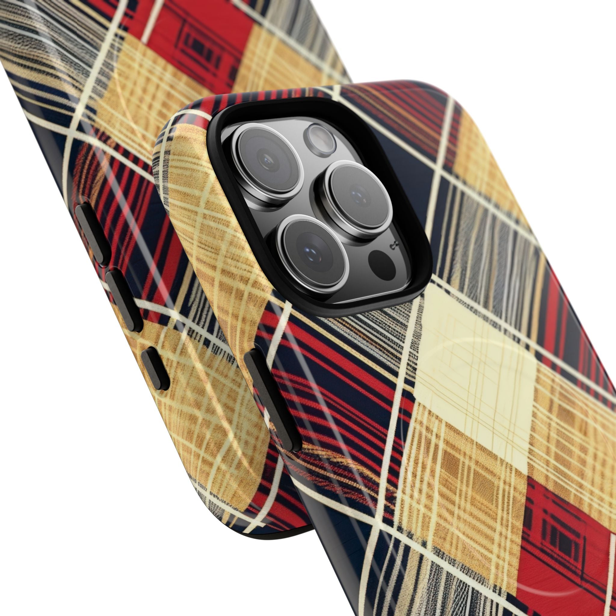 Plaid Diamond Tapestry iPhone 16 - Tough+