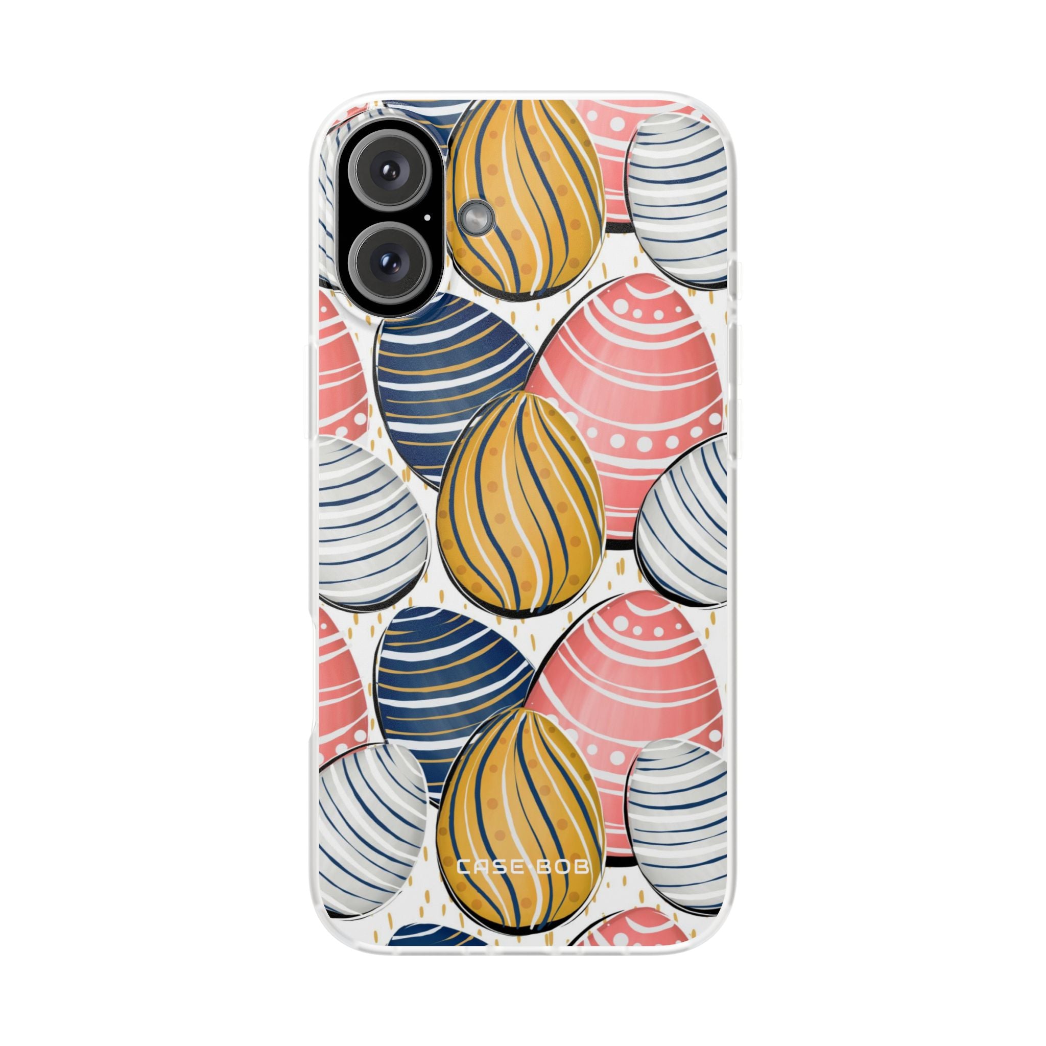 Pastel Eggs iPhone 16 Plus Case - Soft