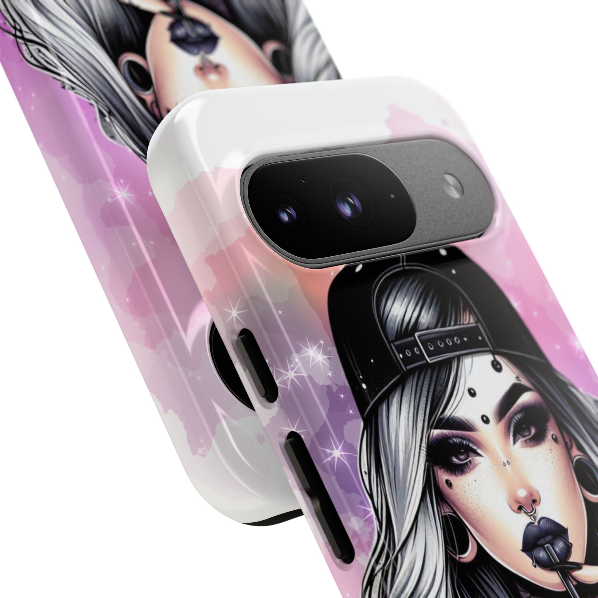 Silver Sip Nebula Google Pixel 9 Case - Tough