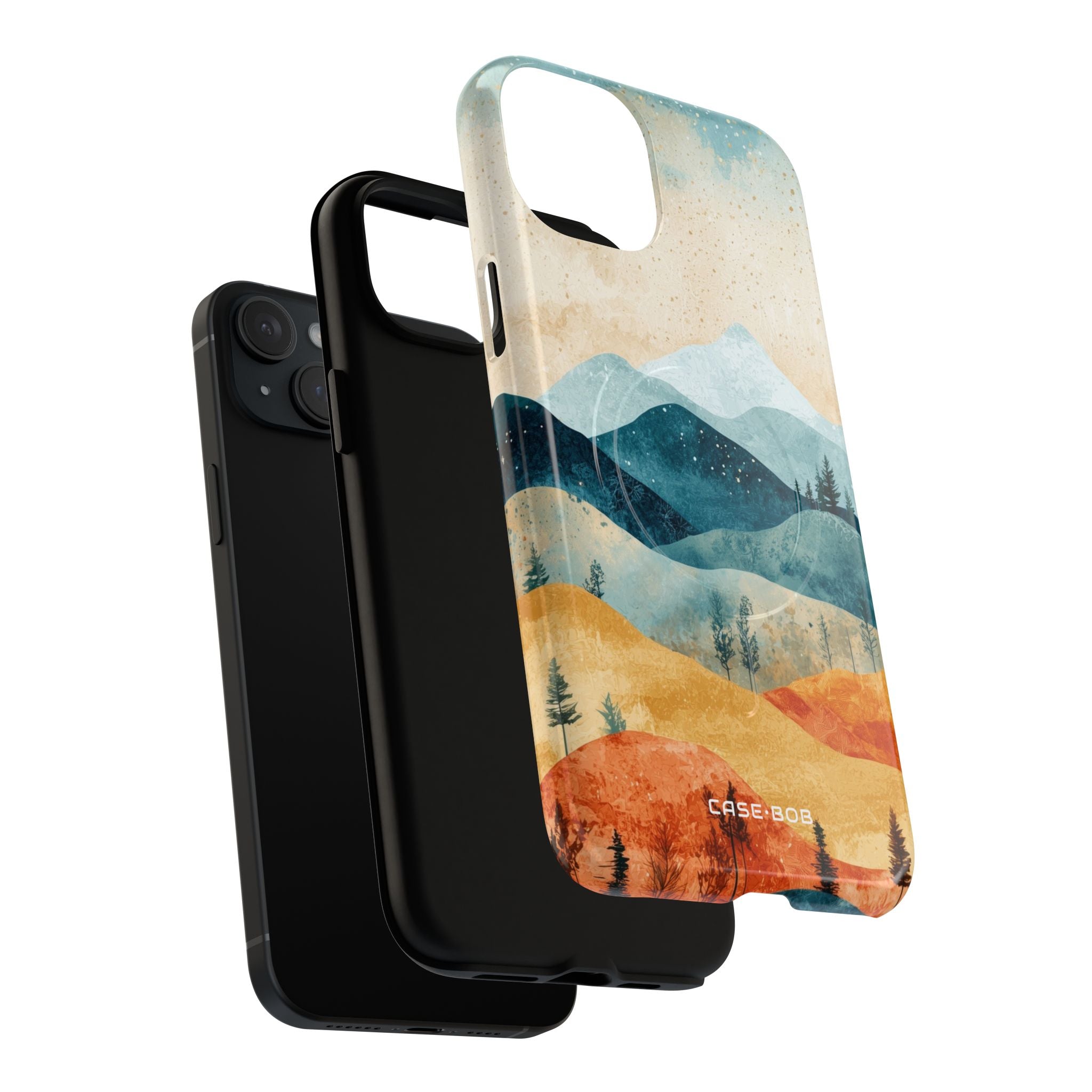 Moonlit Mountains iPhone 15 Plus Case - Tough+