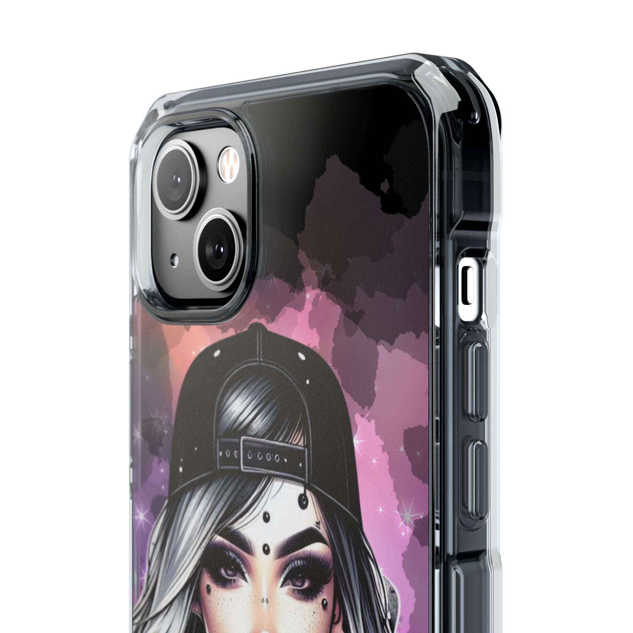 Silver Sip Nebula iPhone 14 Plus Case - Impact