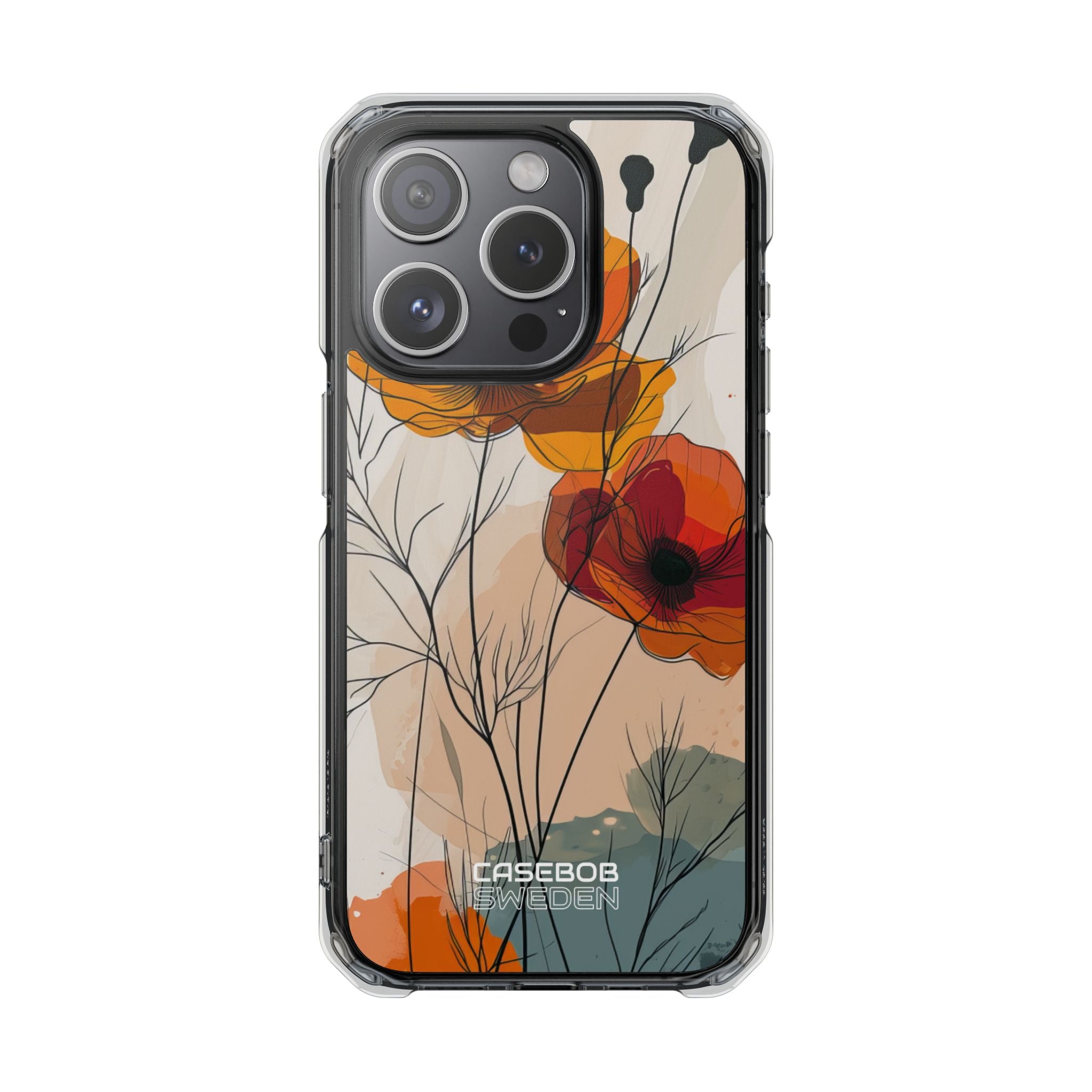 Golden Bloom Dance iPhone 15 - Impact Clear+