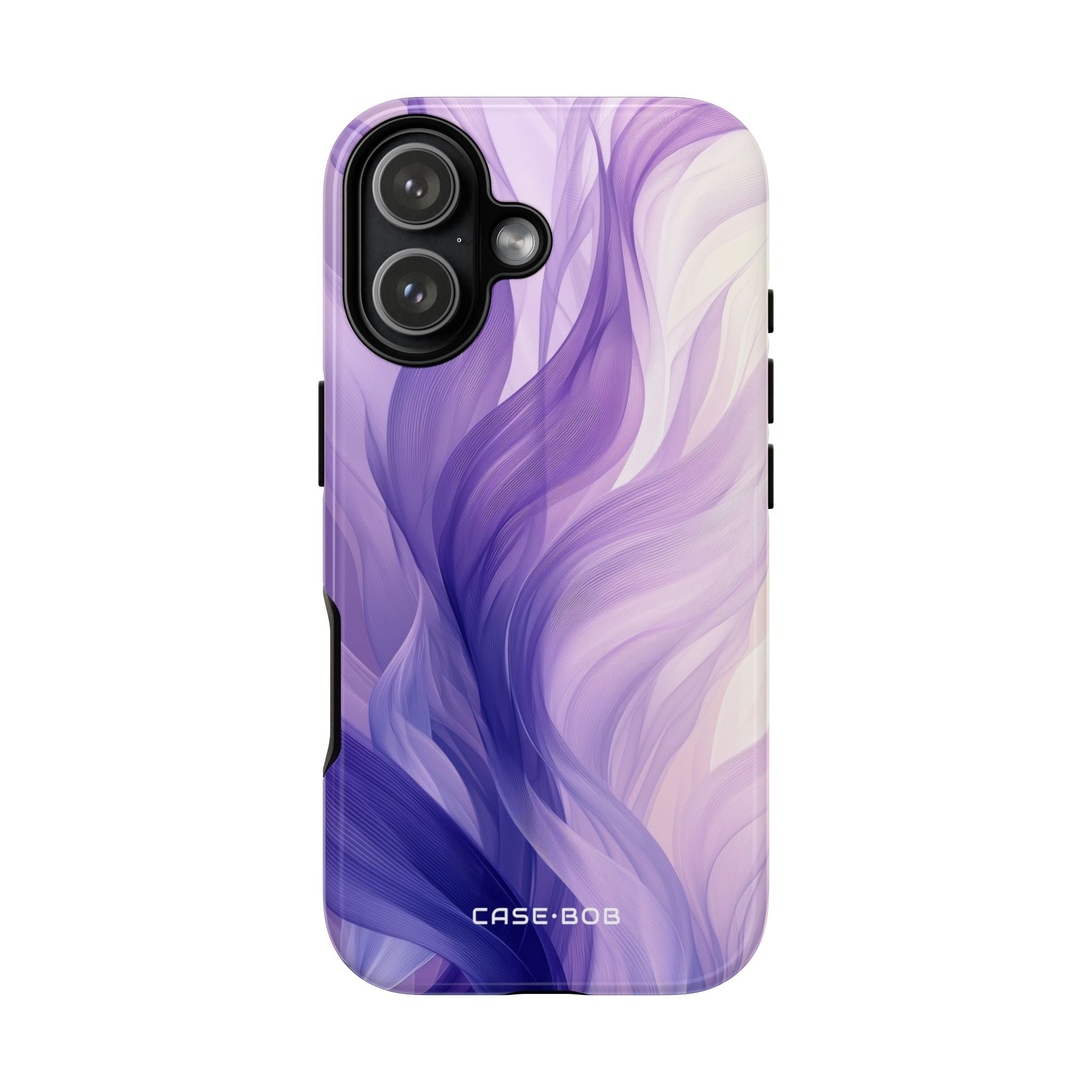 Purple Ribbon Waves iPhone 17 Case - Tough