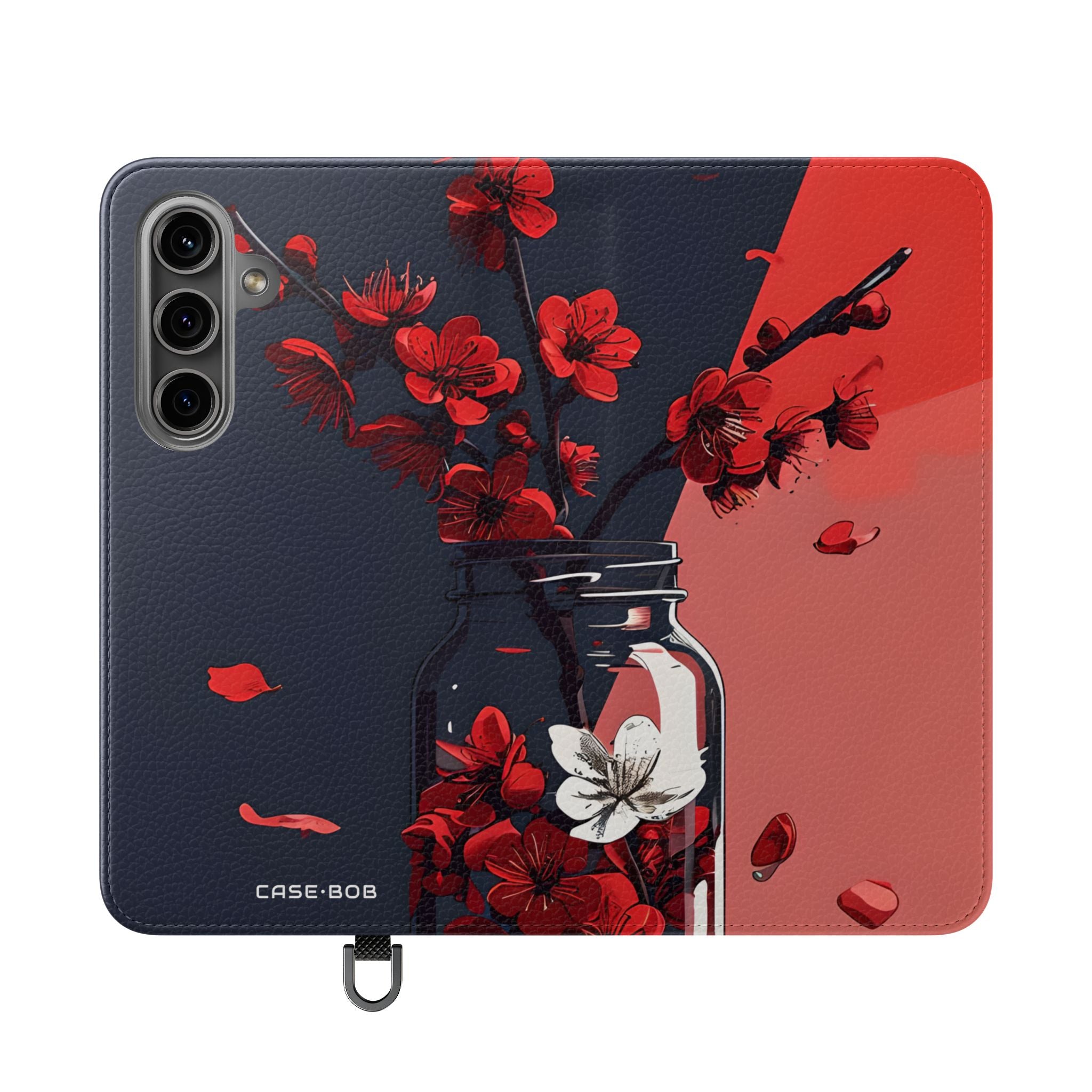 Kirsikankukkalasi - Samsung S24 - Lompakkokotelo