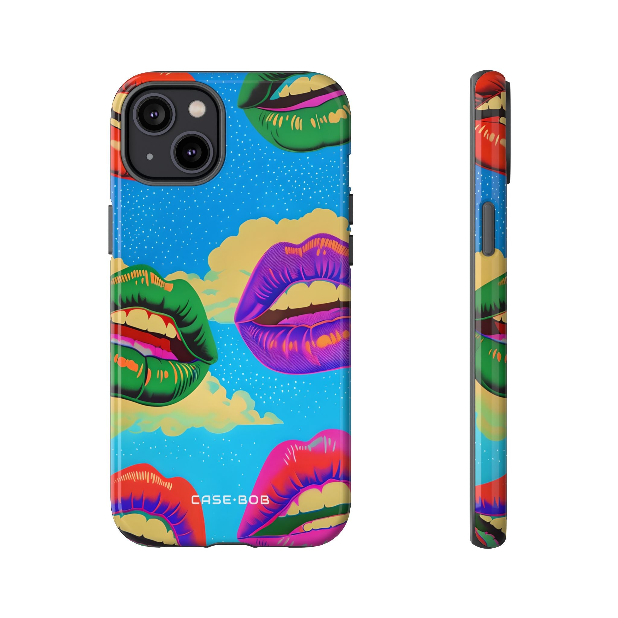 Colorful Lipscape iPhone 14 Plus Case - Tough