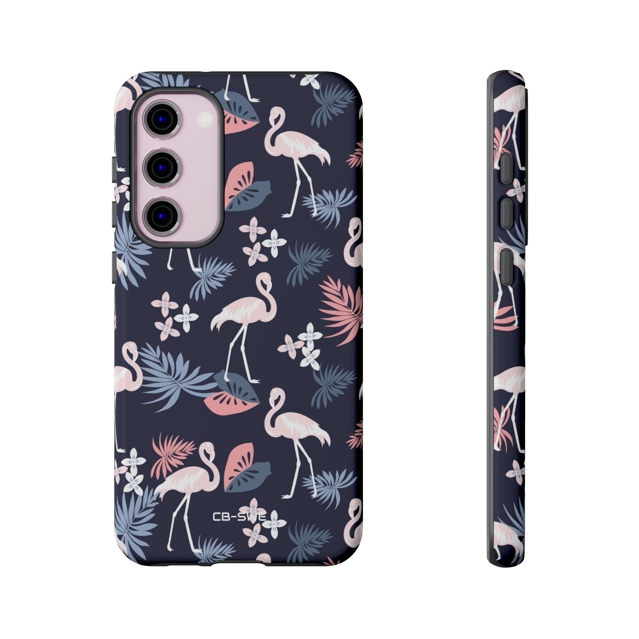 Flamingos Dance Playfully - Samsung Case