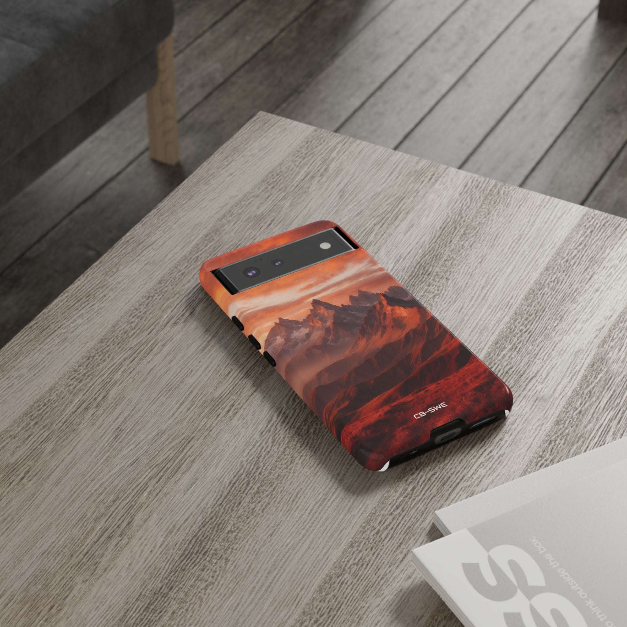 Mountain Peaks Glowing - Google Pixel Case