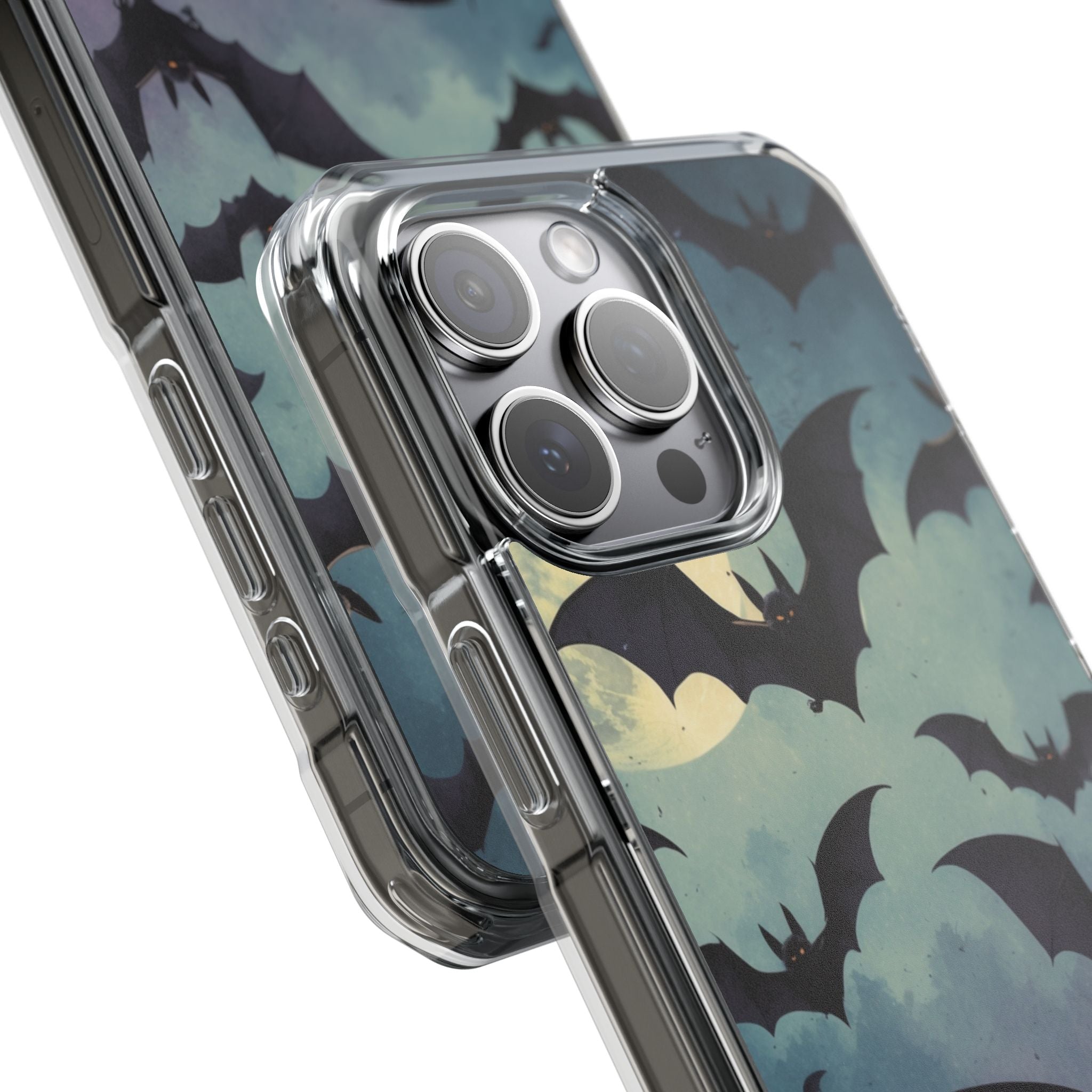 Glowing Bat Swarm iPhone 15 Pro Max Case - Impact