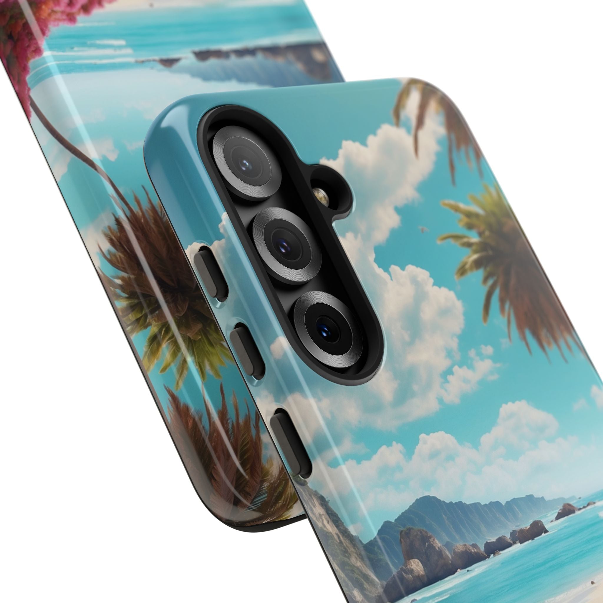 Tropical Flowers Frame - Samsung Case