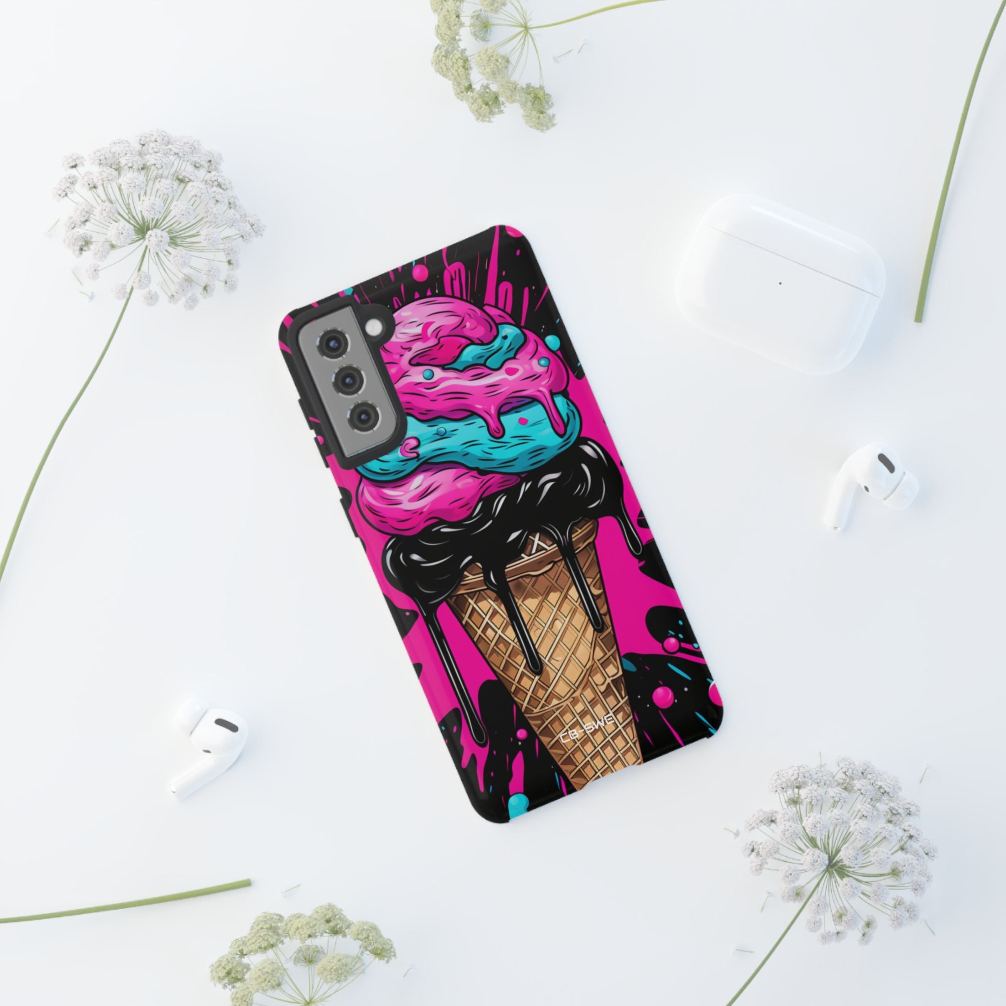Neon Ice Cream Burst - Samsung Case