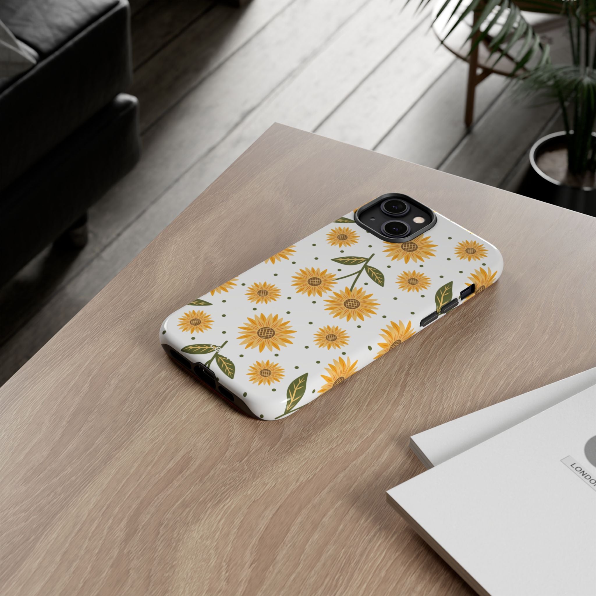 Sunflowers Dance Brightly - iPhone Case