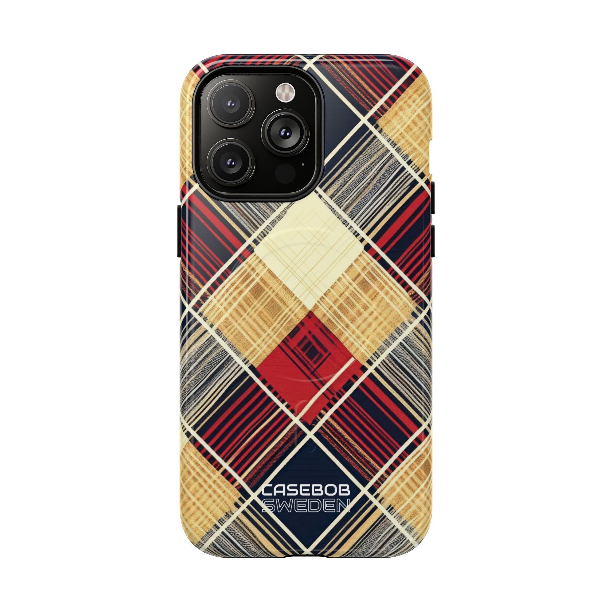 Plaid Diamond Tapestry iPhone 14 - Tough+