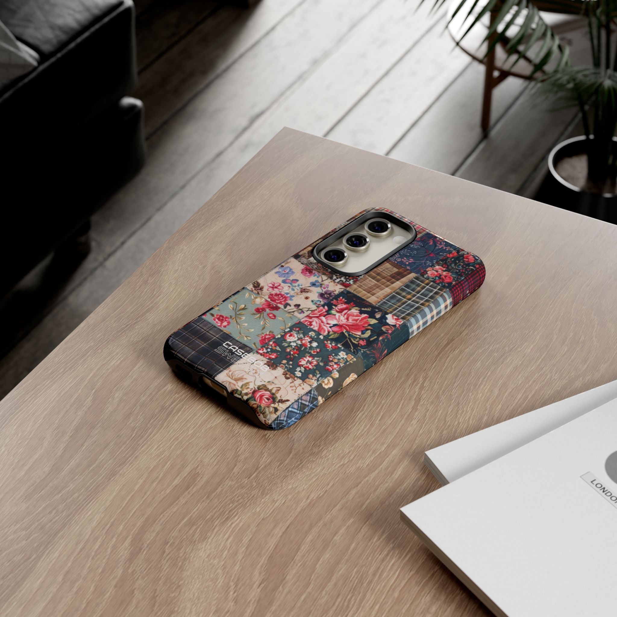 Trapunta patchwork floreale Samsung S23 - Tough