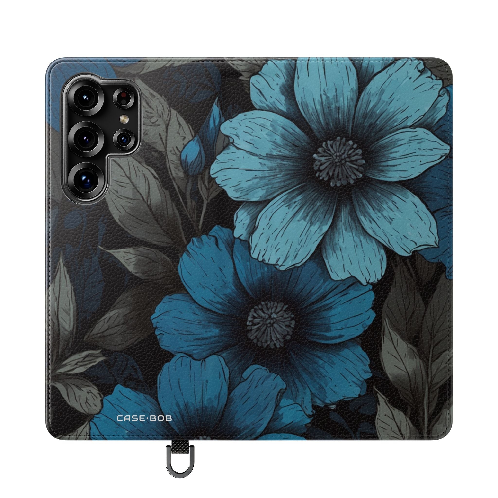 Blue Petal Bloom - Samsung S25 Ultra Case - Wallet