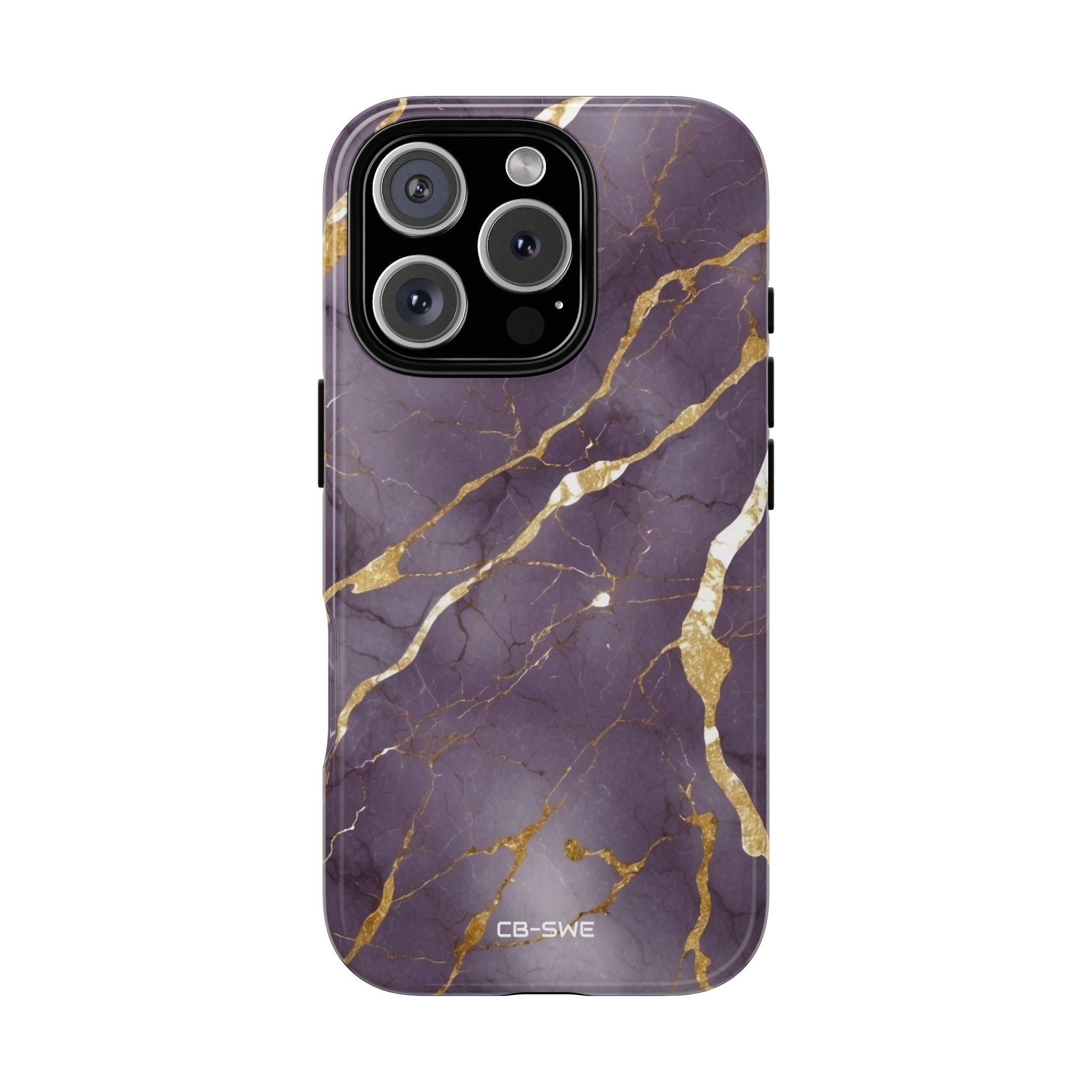 Golden Veins Flowing - iPhone Case