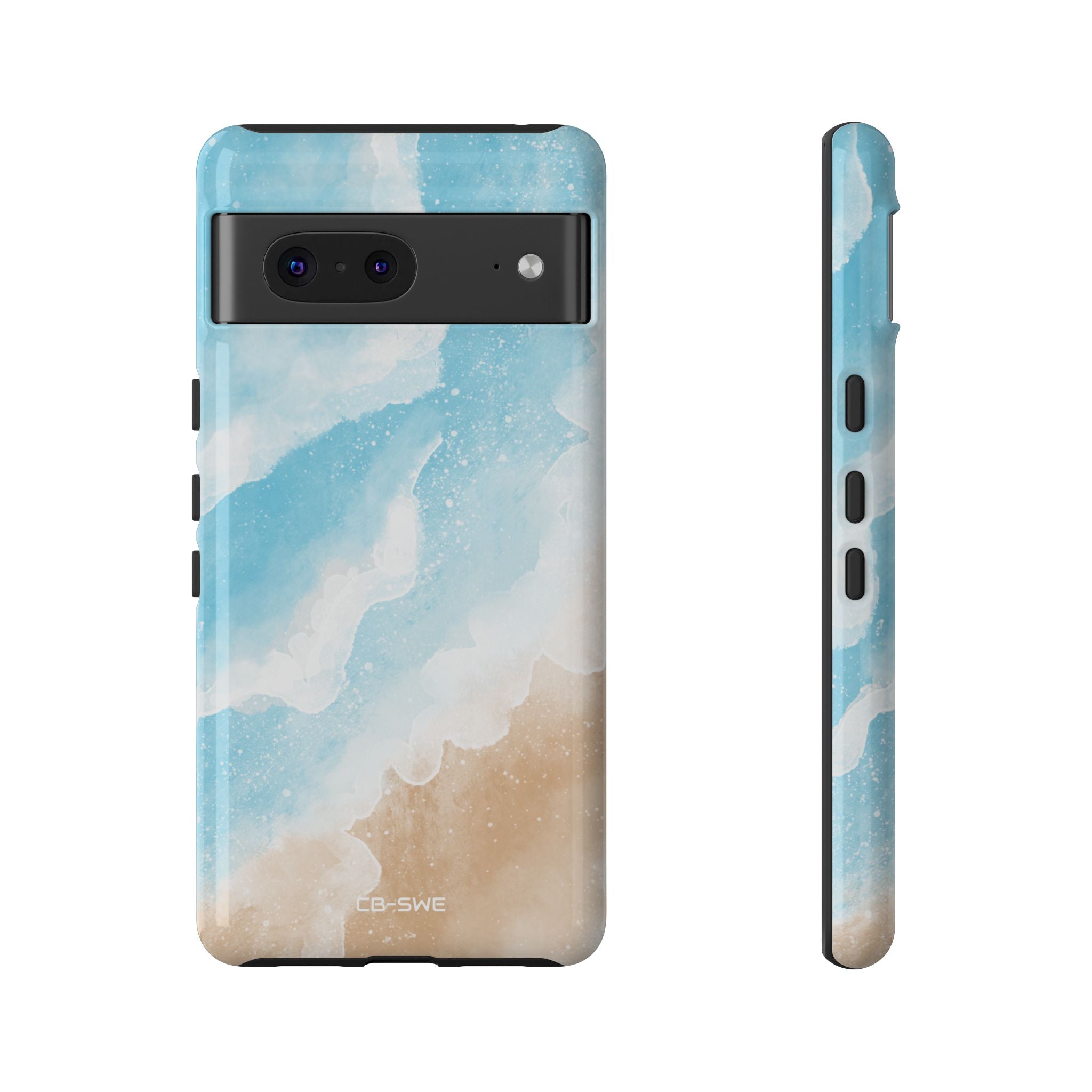 Serene Coastal Whispers - Google Pixel Case