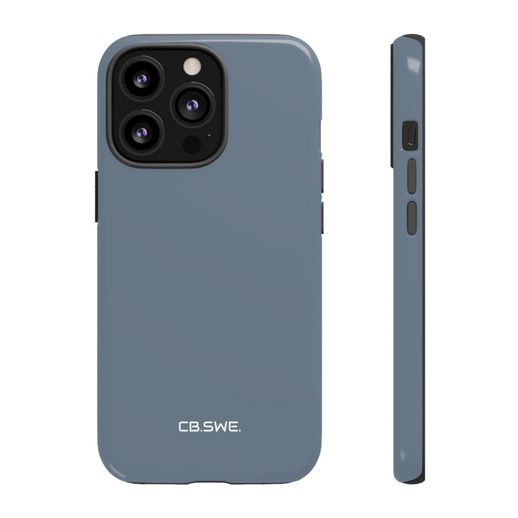 Slate Gray iPhone Case - Tough