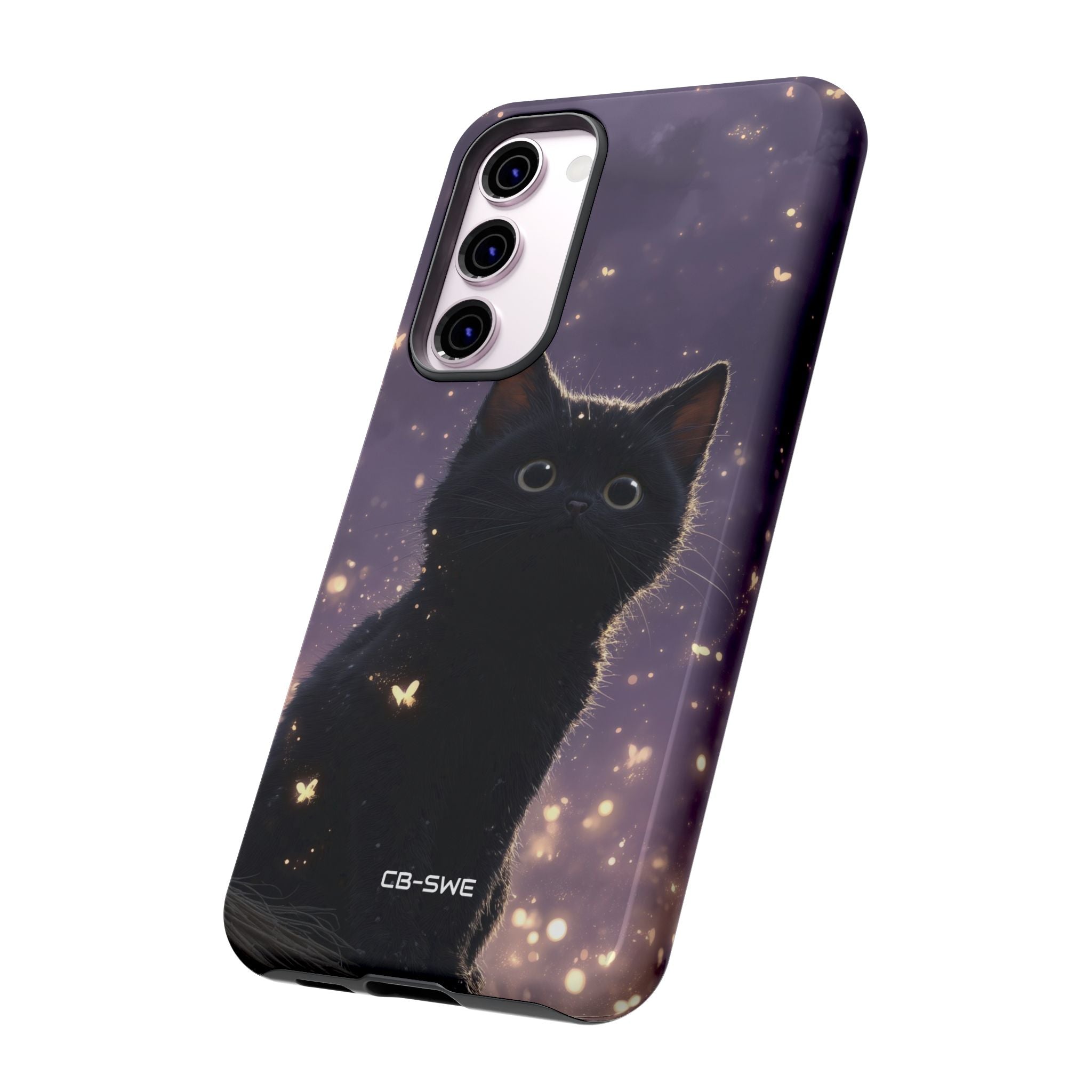 Whimsical Cat Soars - Samsung Case