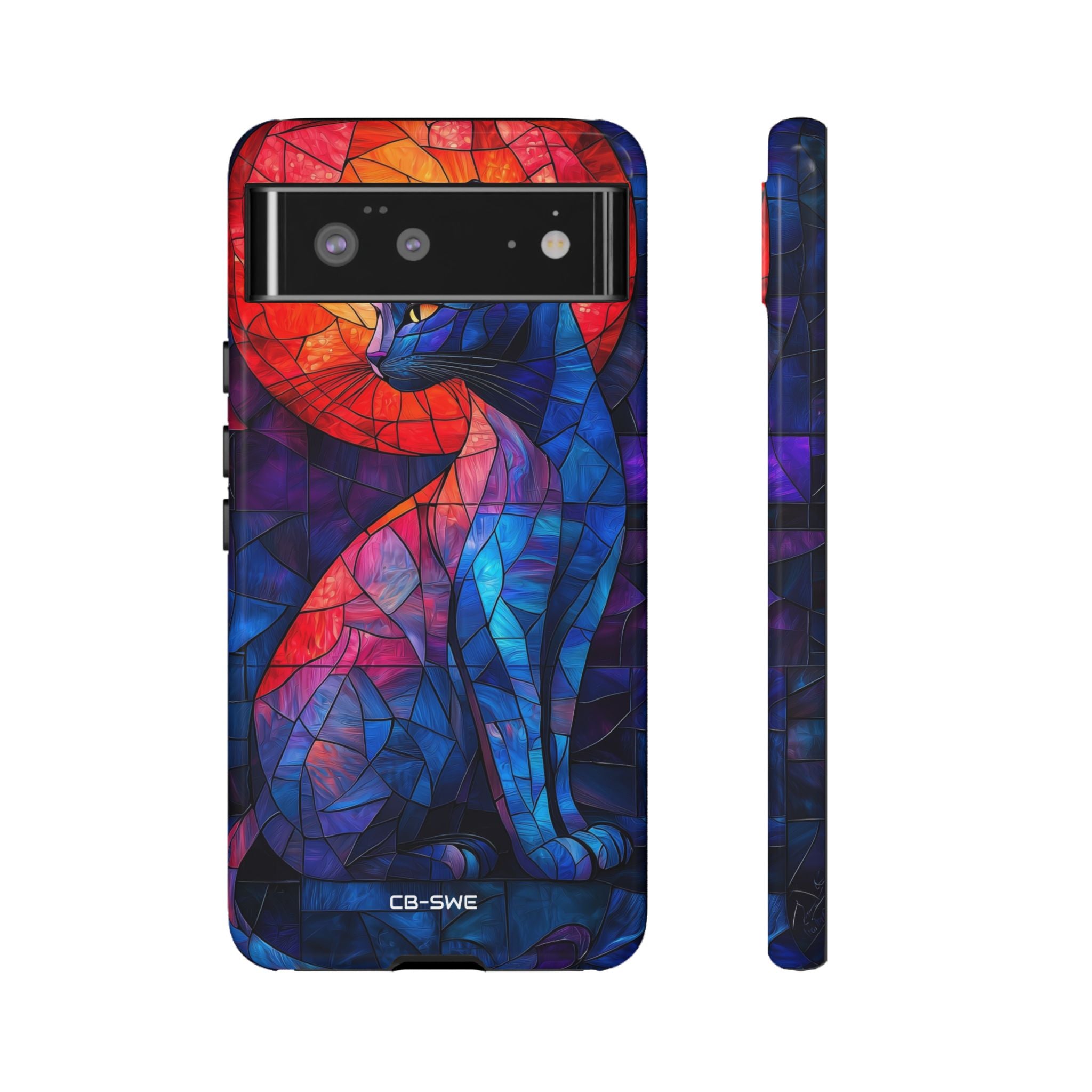 Cat Silhouettes Glow - Google Pixel Case