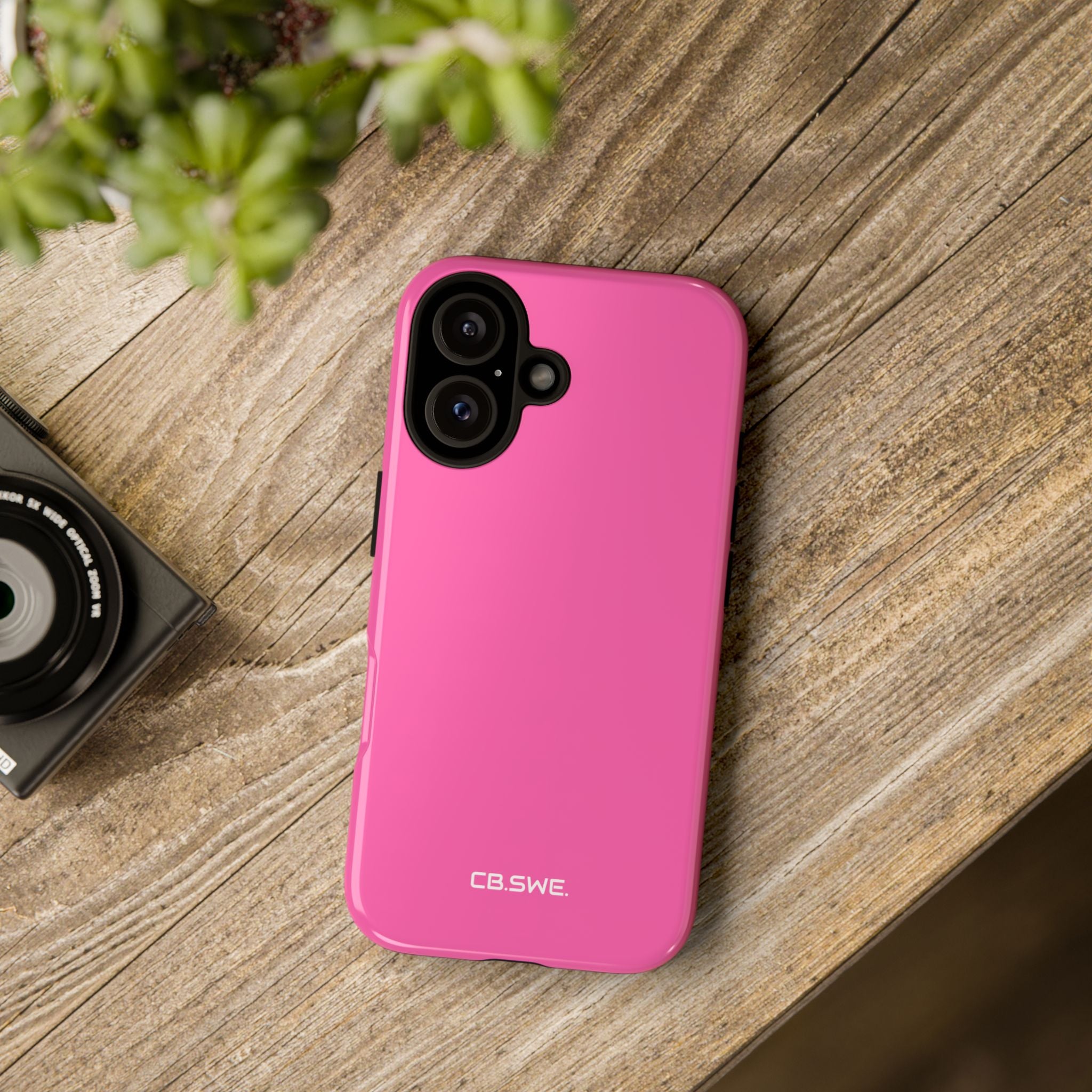 Hot Pink iPhone Case - Tough