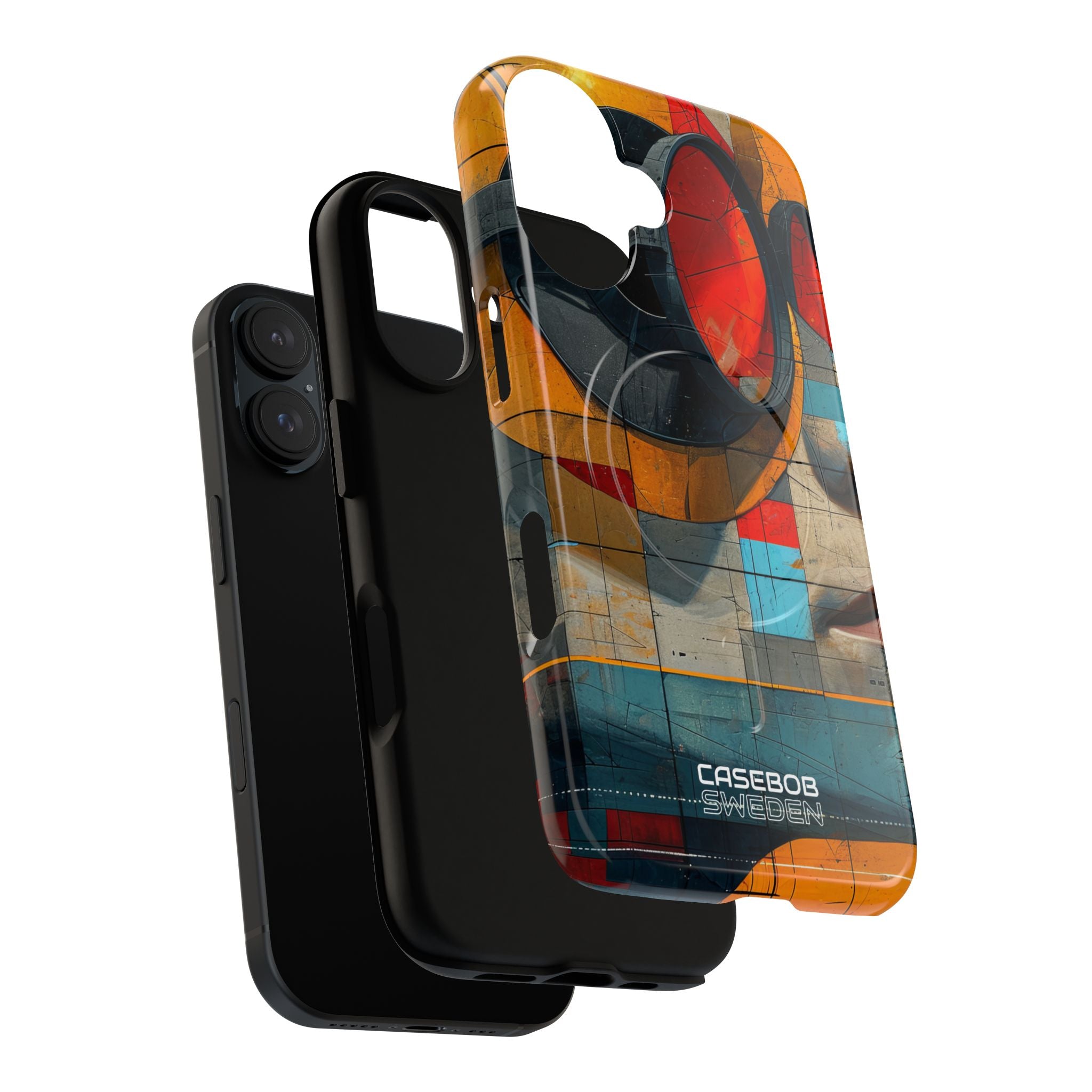 Futuristic Cubist Visions iPhone 16 - Tough+
