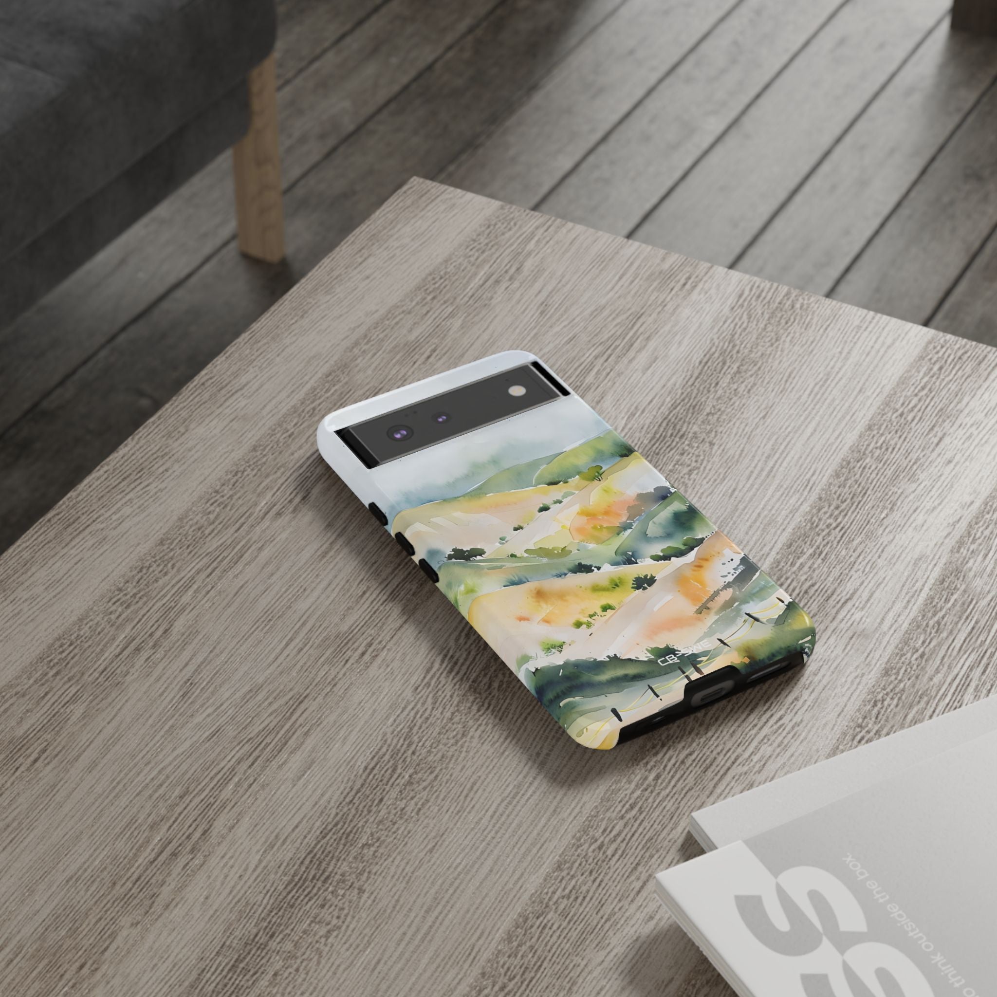 Misty Hills Watercolor - Google Pixel Case