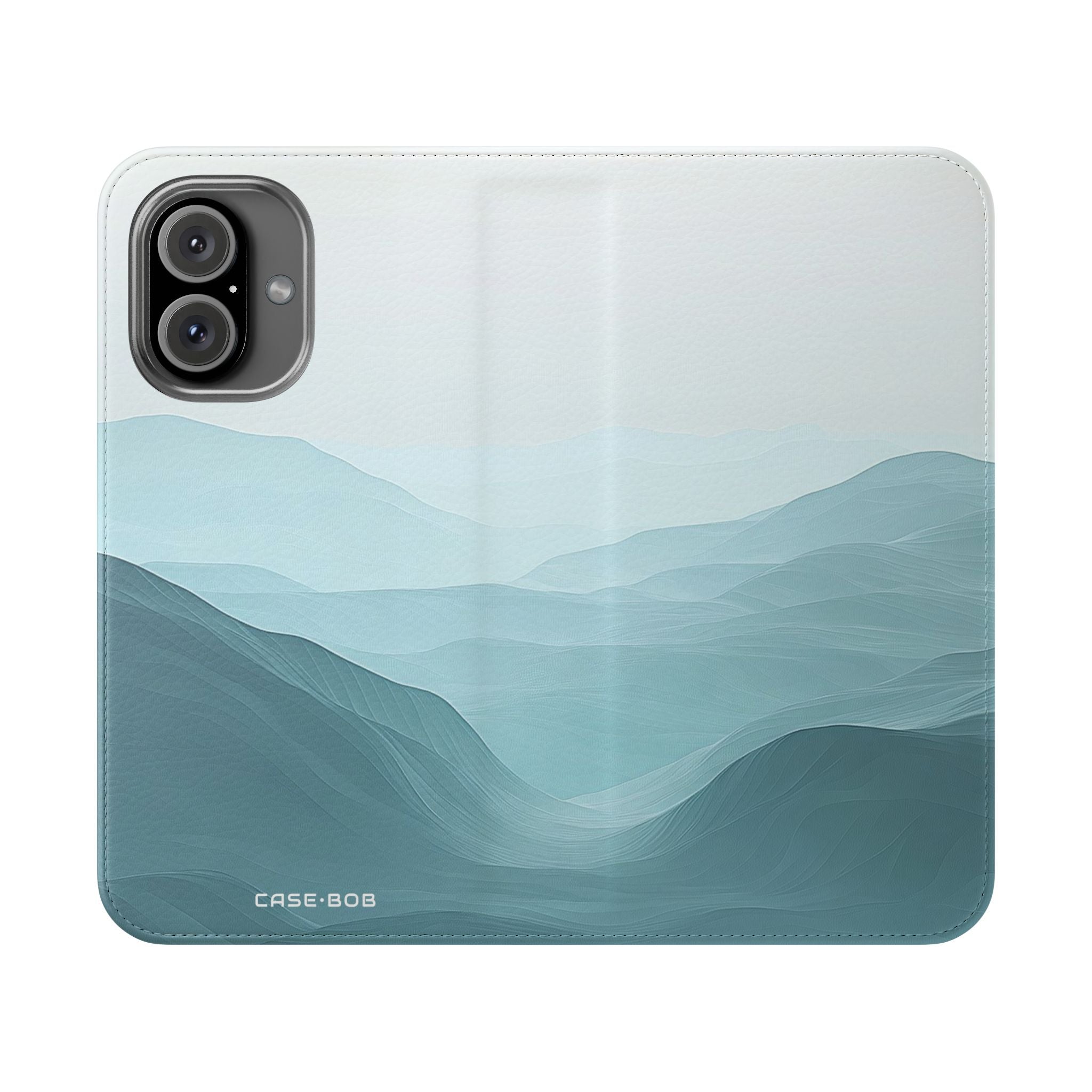 Teal Ridge Layers - iPhone 16 - Case - Lompakko