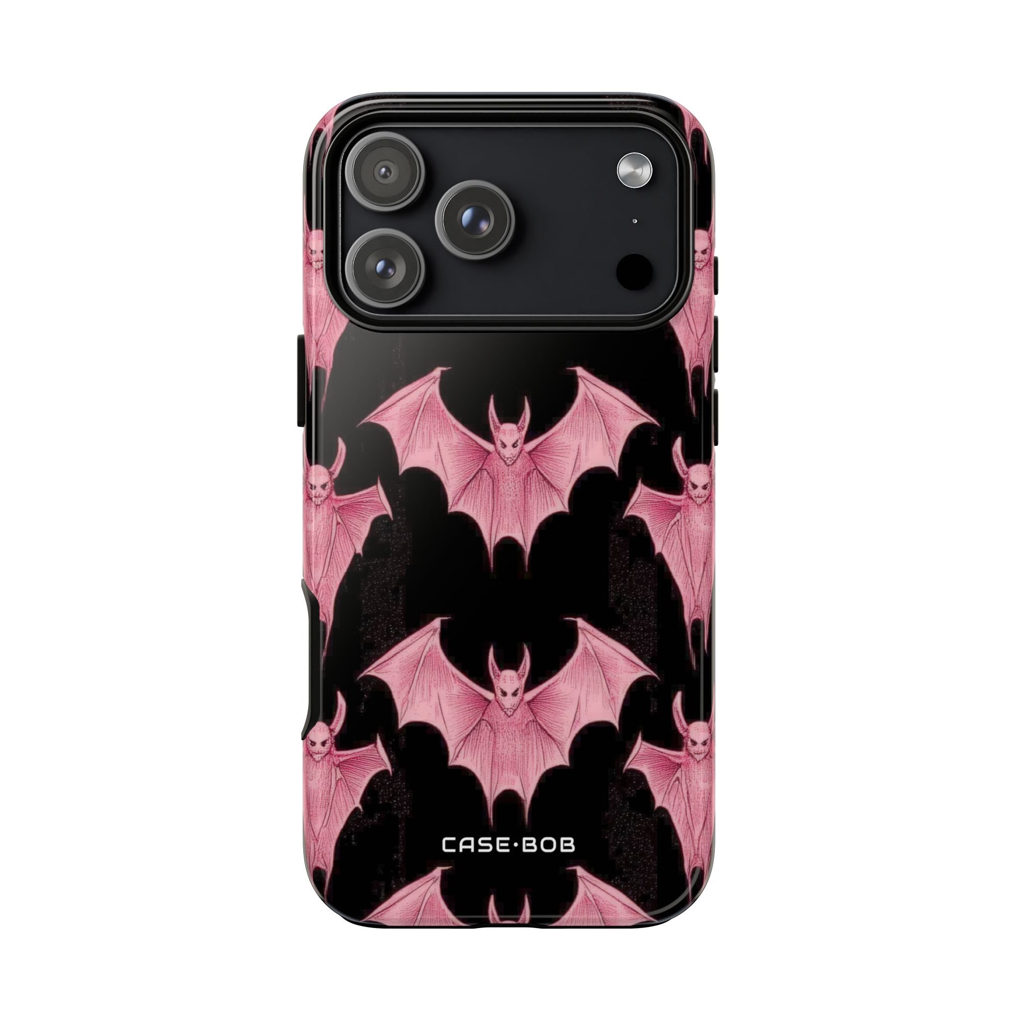 Pink Batwave iPhone 17 Pro Max Case - Tough