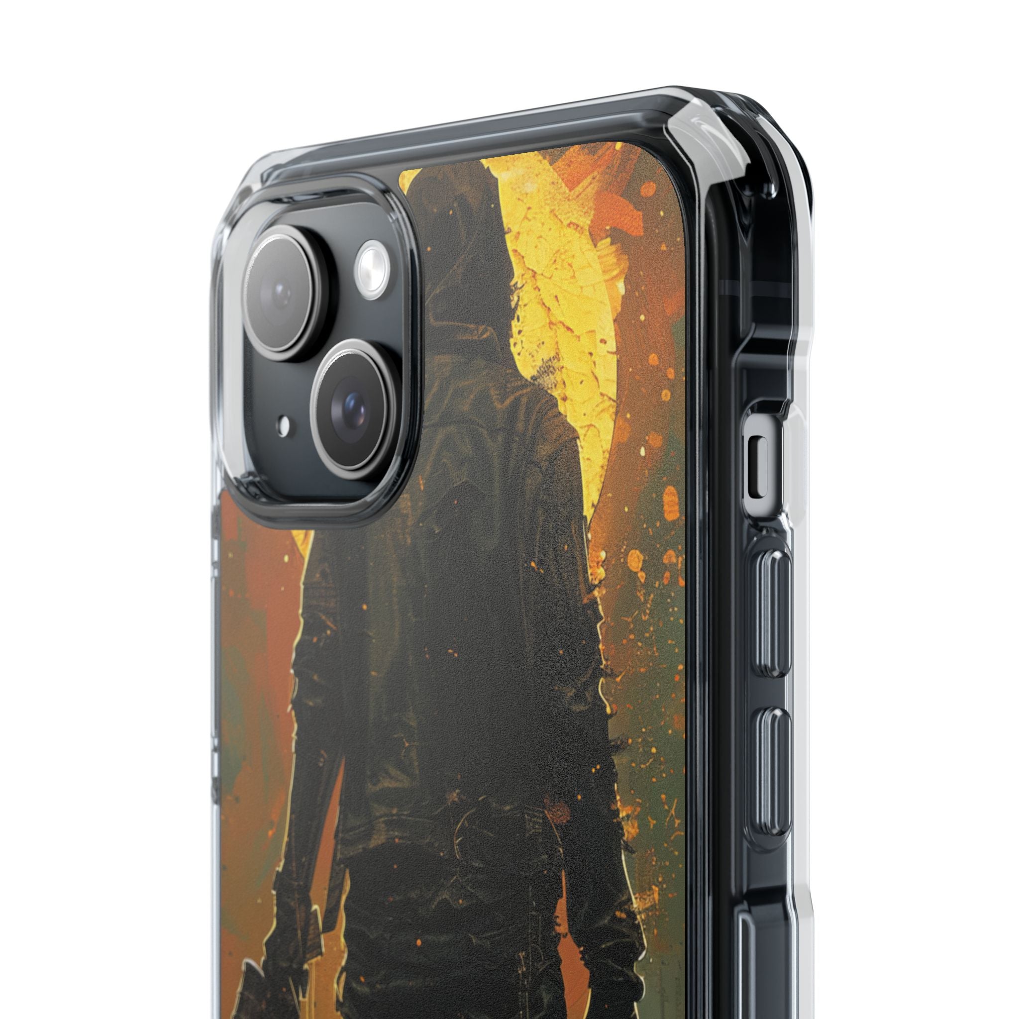 Crimson Fallout Horizon iPhone 15 - Impact Clear+