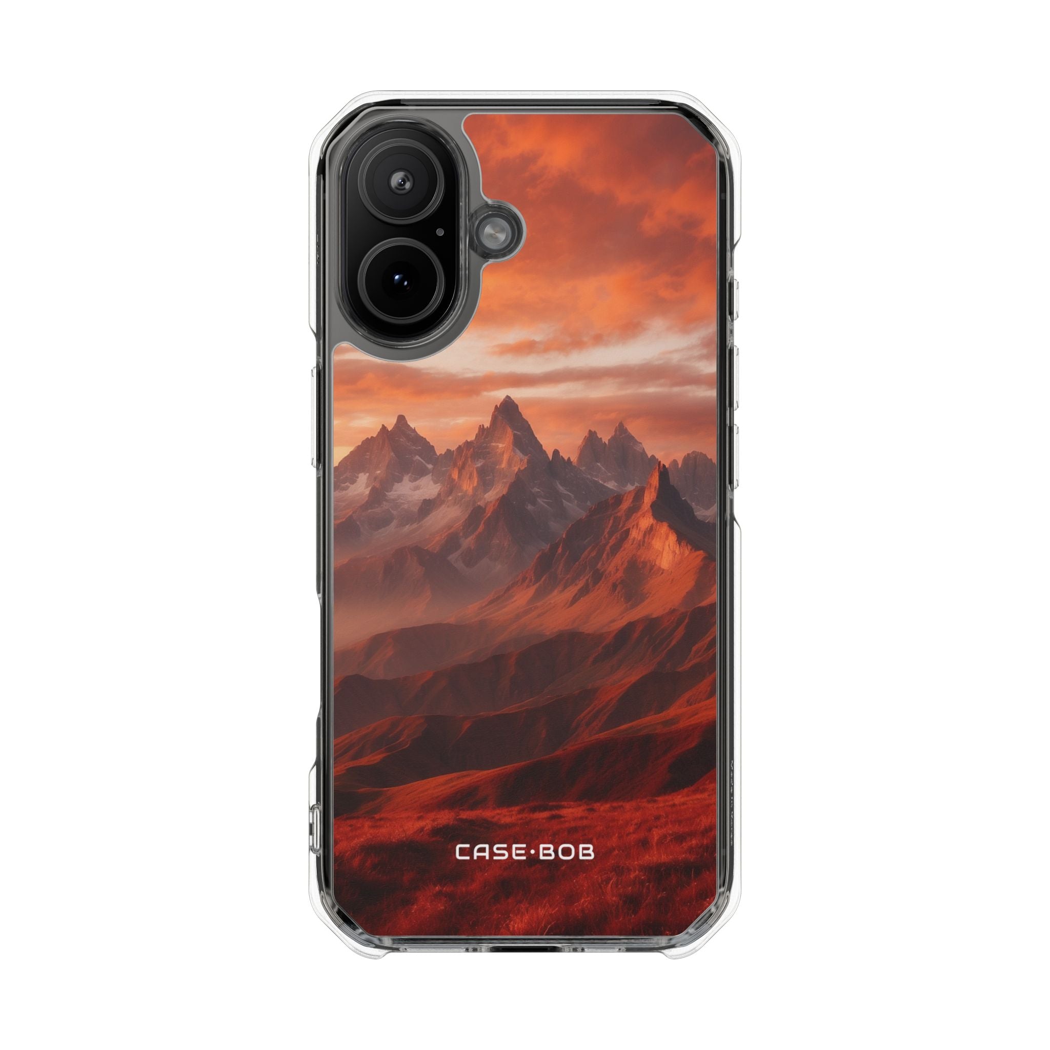 Jagged Sunset Peaks iPhone 17 Case - Impact