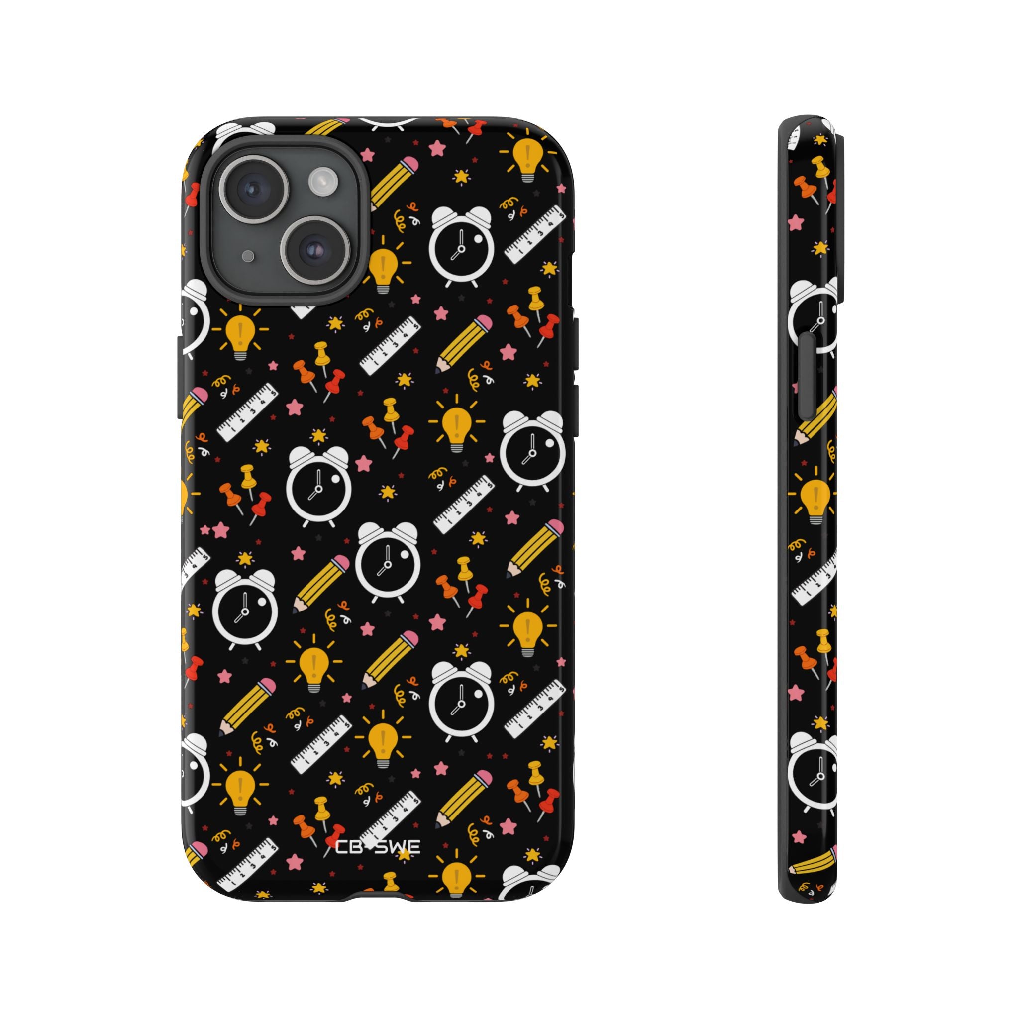 Bright Pencils Twirl - iPhone Case