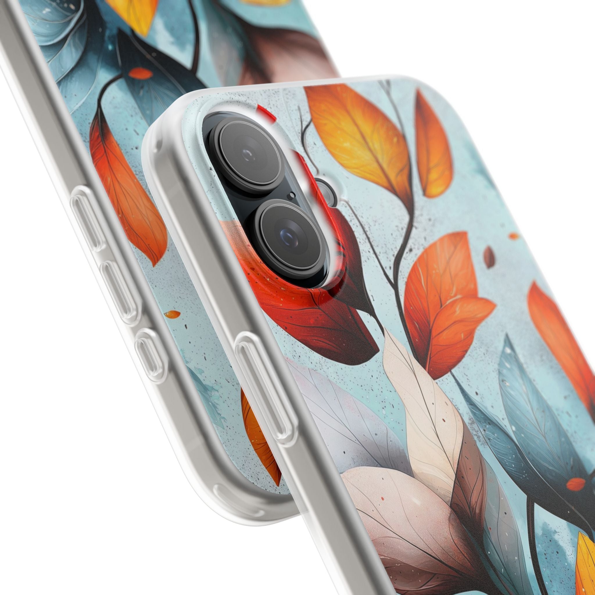 Crimson Veins iPhone 16 Plus Case - Soft