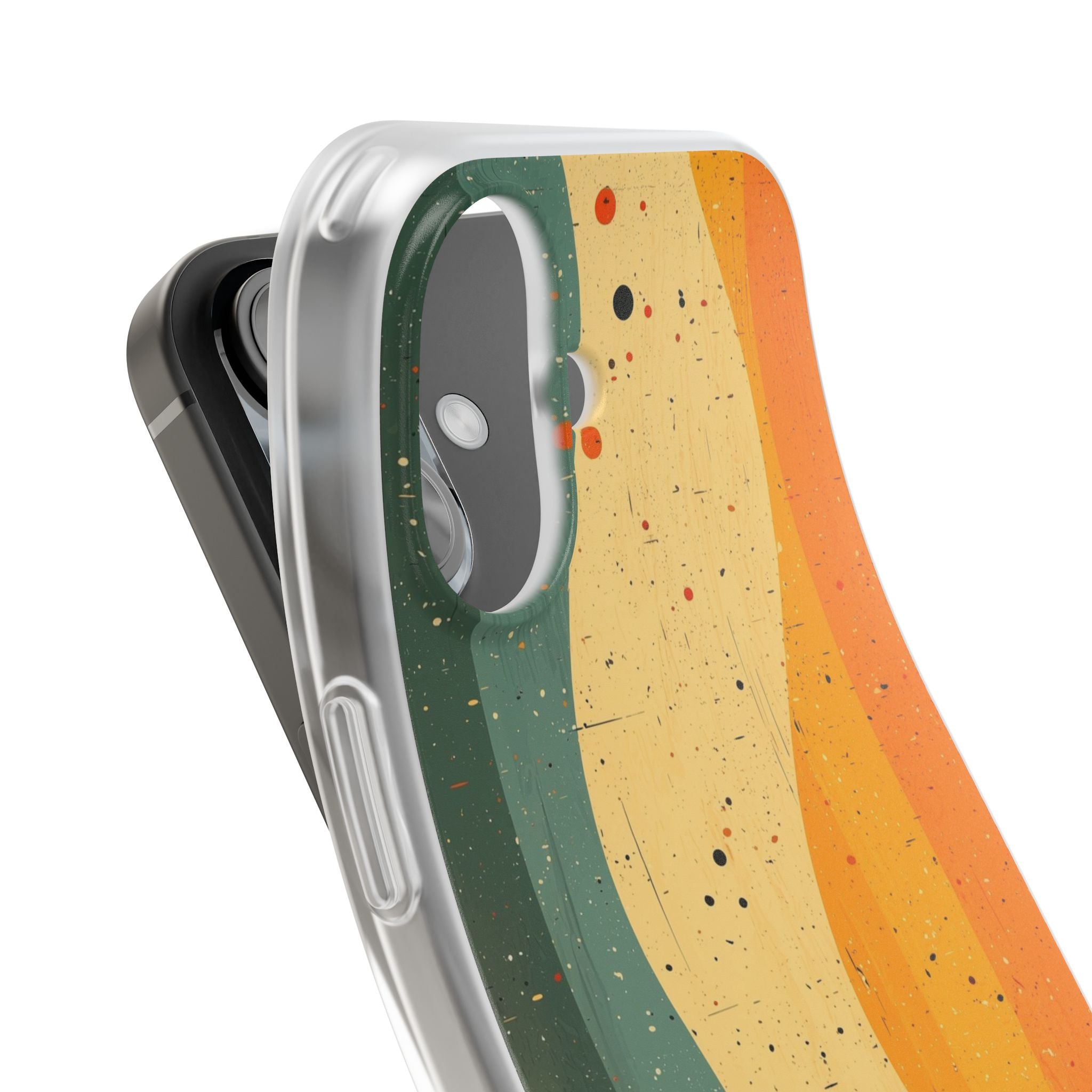 Wavy Forest Veil iPhone 16 Case - Soft