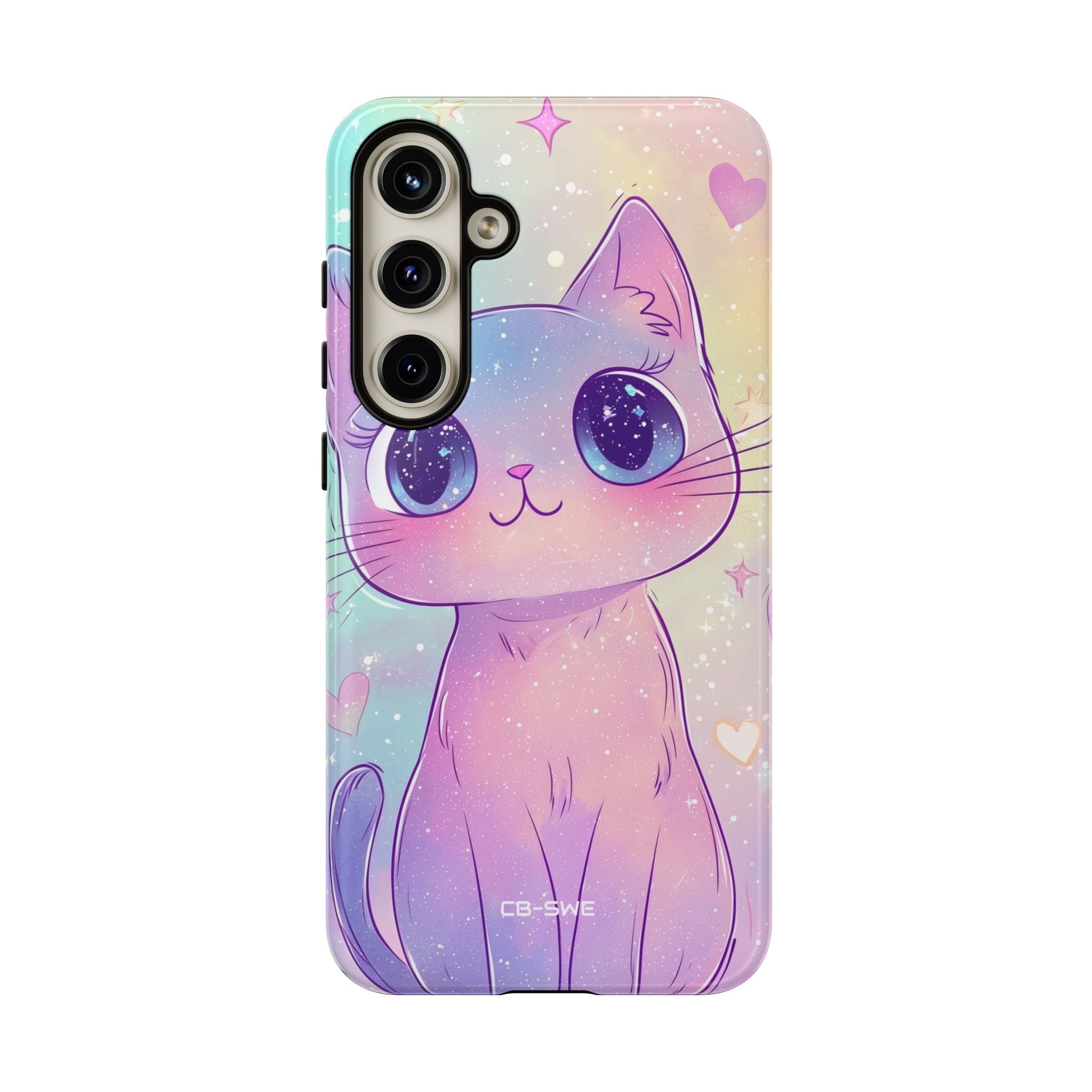 Sparkling Cat Smiles - Samsung Case
