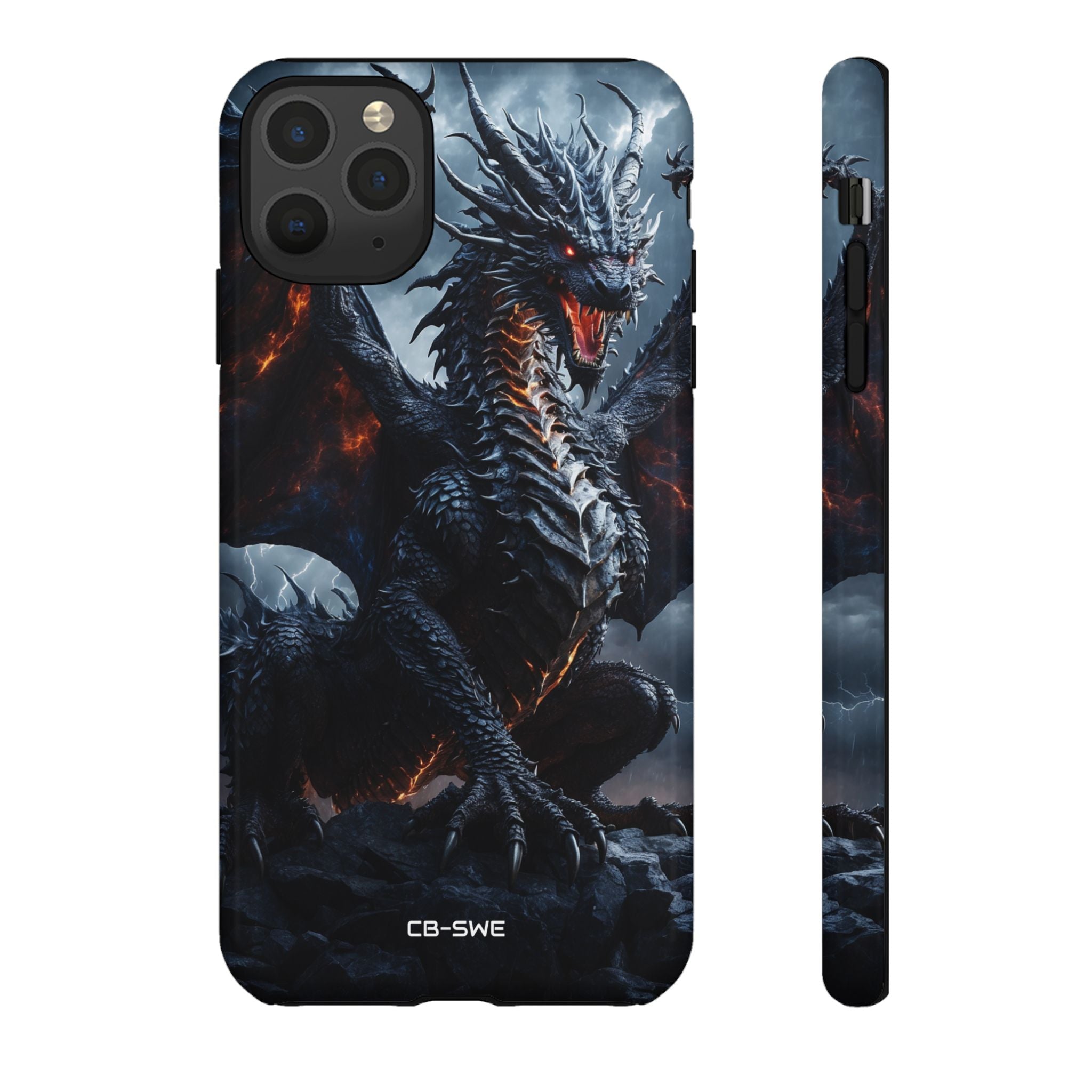 Fiery Wings Unleashed - iPhone Case