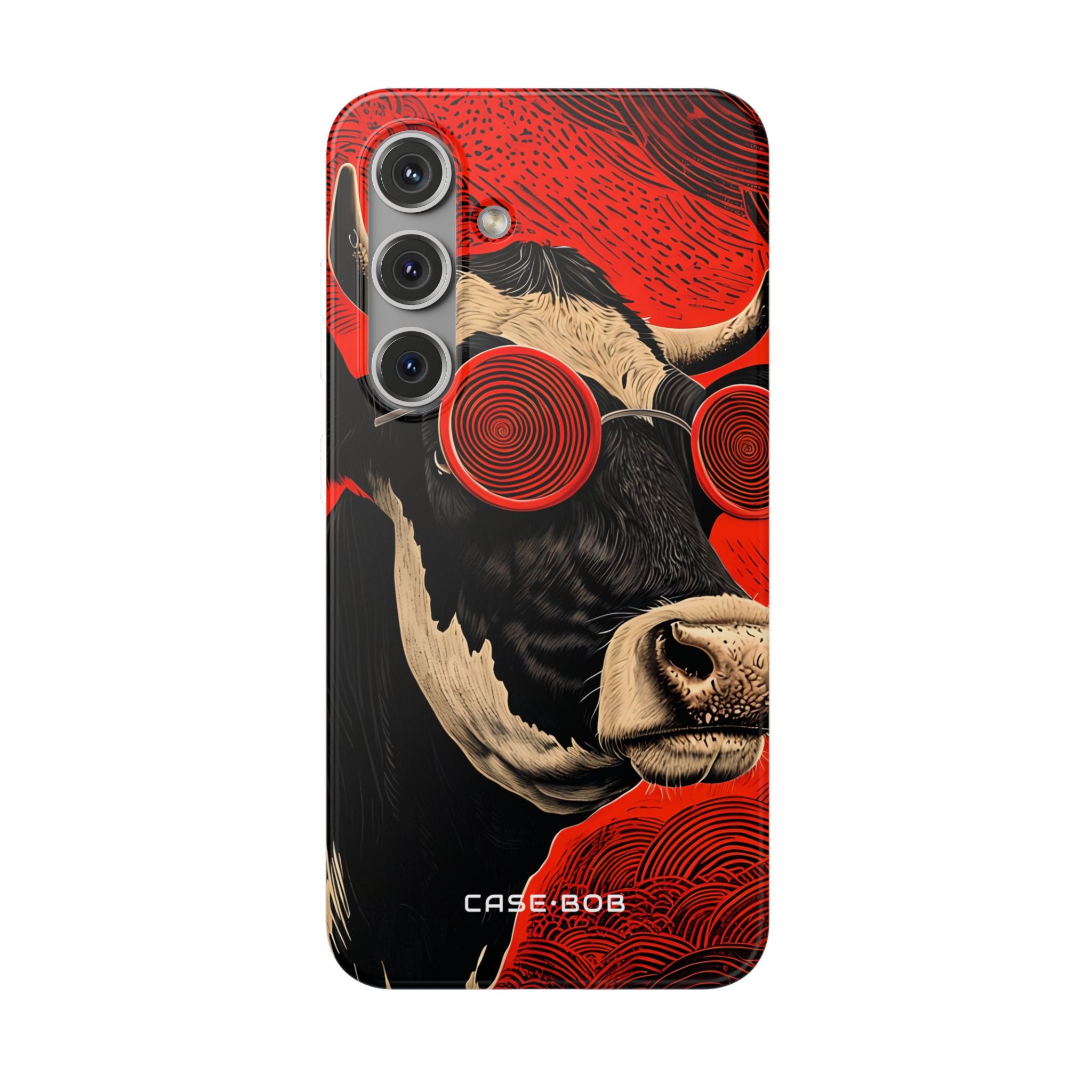 Hypnotic Cow Samsung S24 Case - Soft