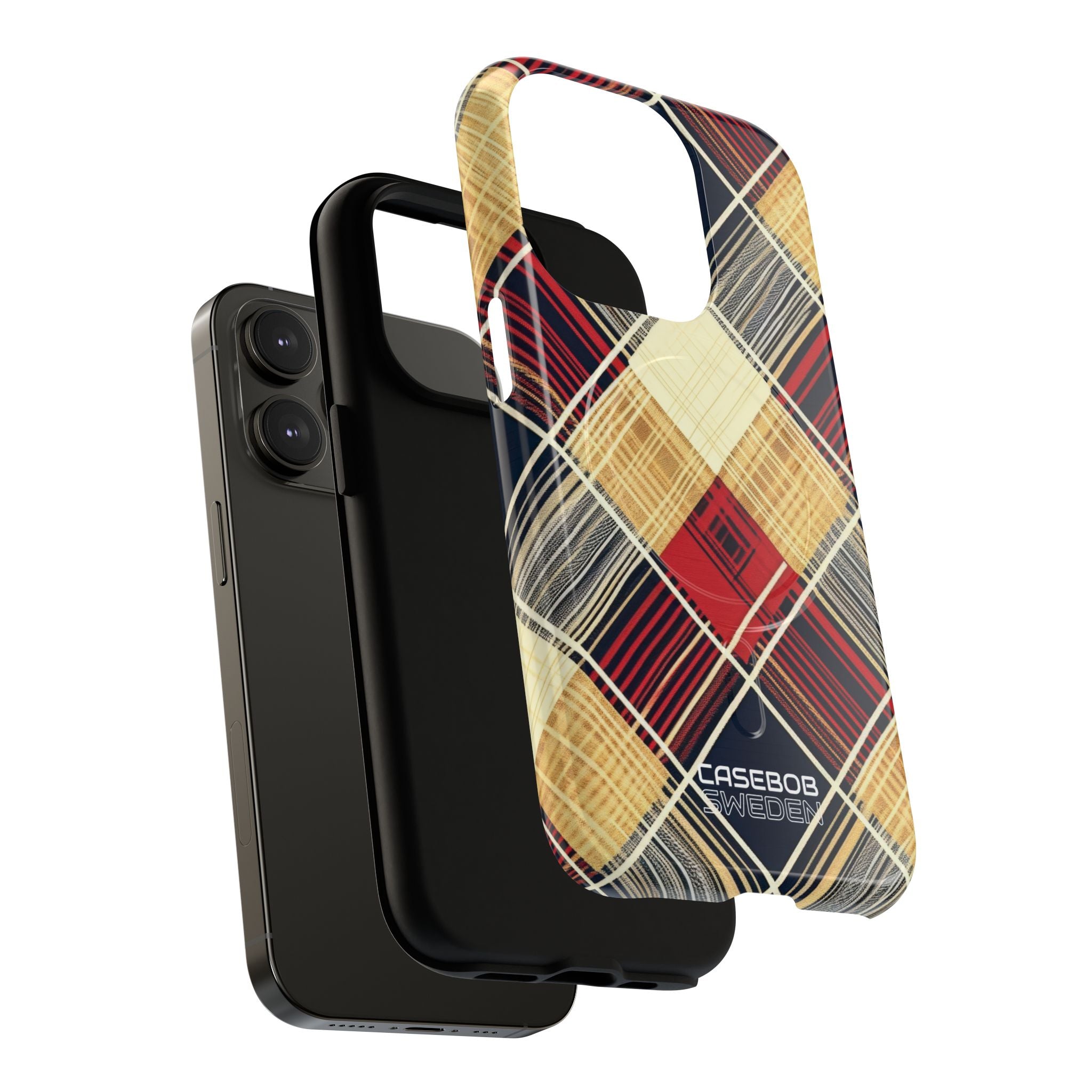Plaid Diamond Tapestry iPhone 14 - Tough+